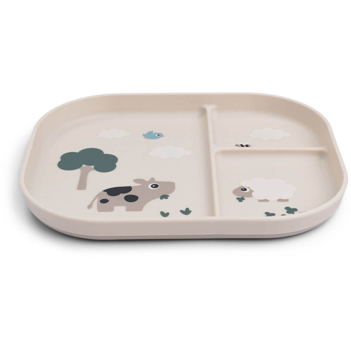 DonebyDeer Sand Foodie Delt tallerken Tiny farm