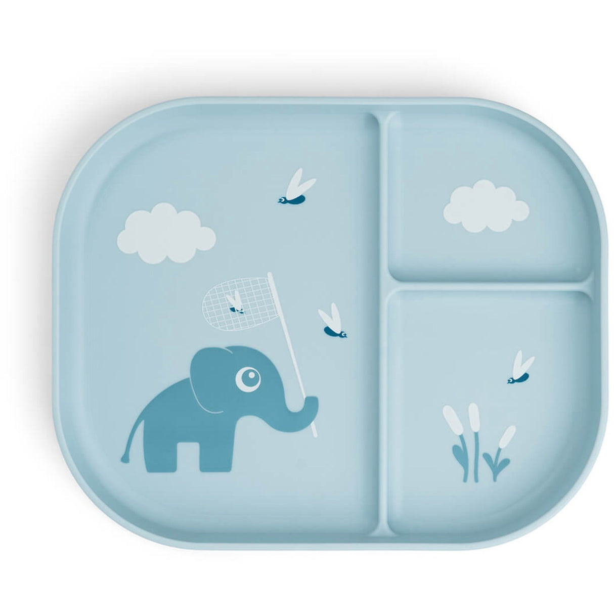 DonebyDeer Blue Foodie Delt Tallerken Elphee