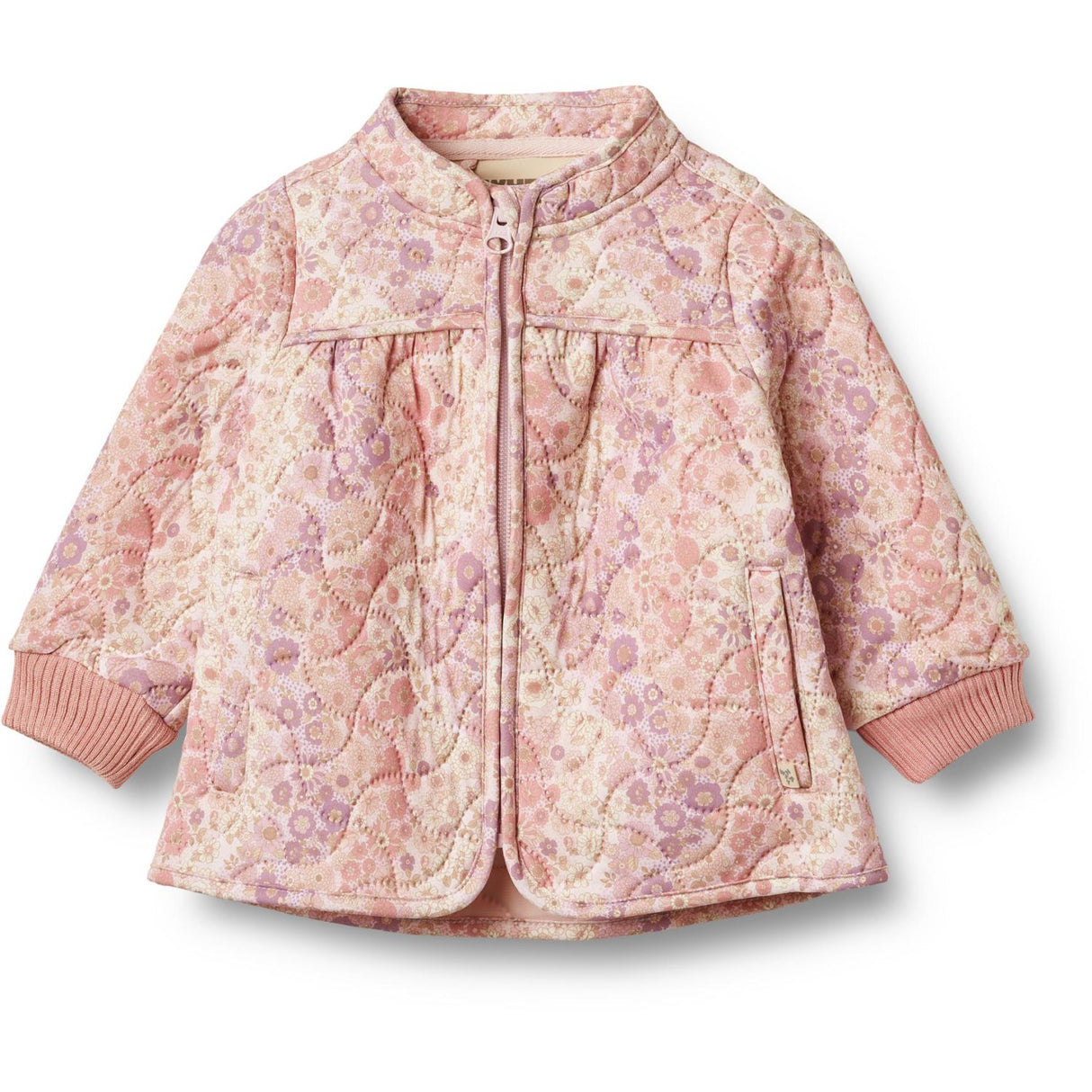 Wheat Lilac Flower Rainbow Thermo Jakke Tilde