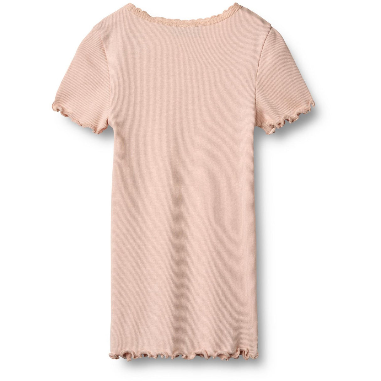 Wheat Powder Rib T-Skjorte S/S Katie