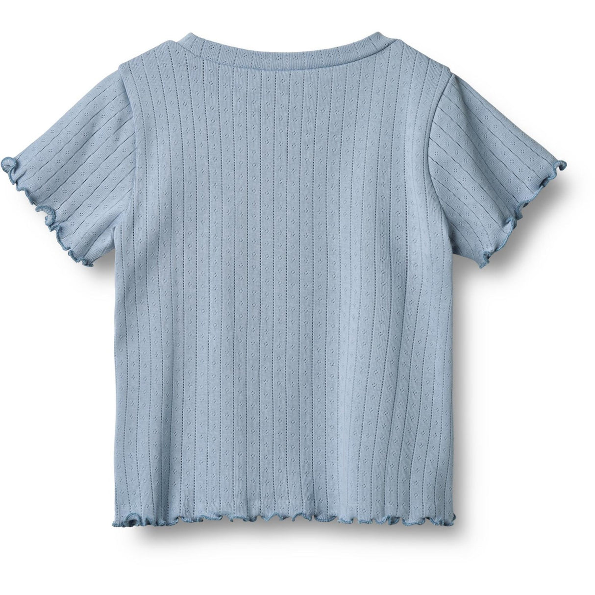 Wheat Morning Sky Rib T-Skjorte S/S Irene