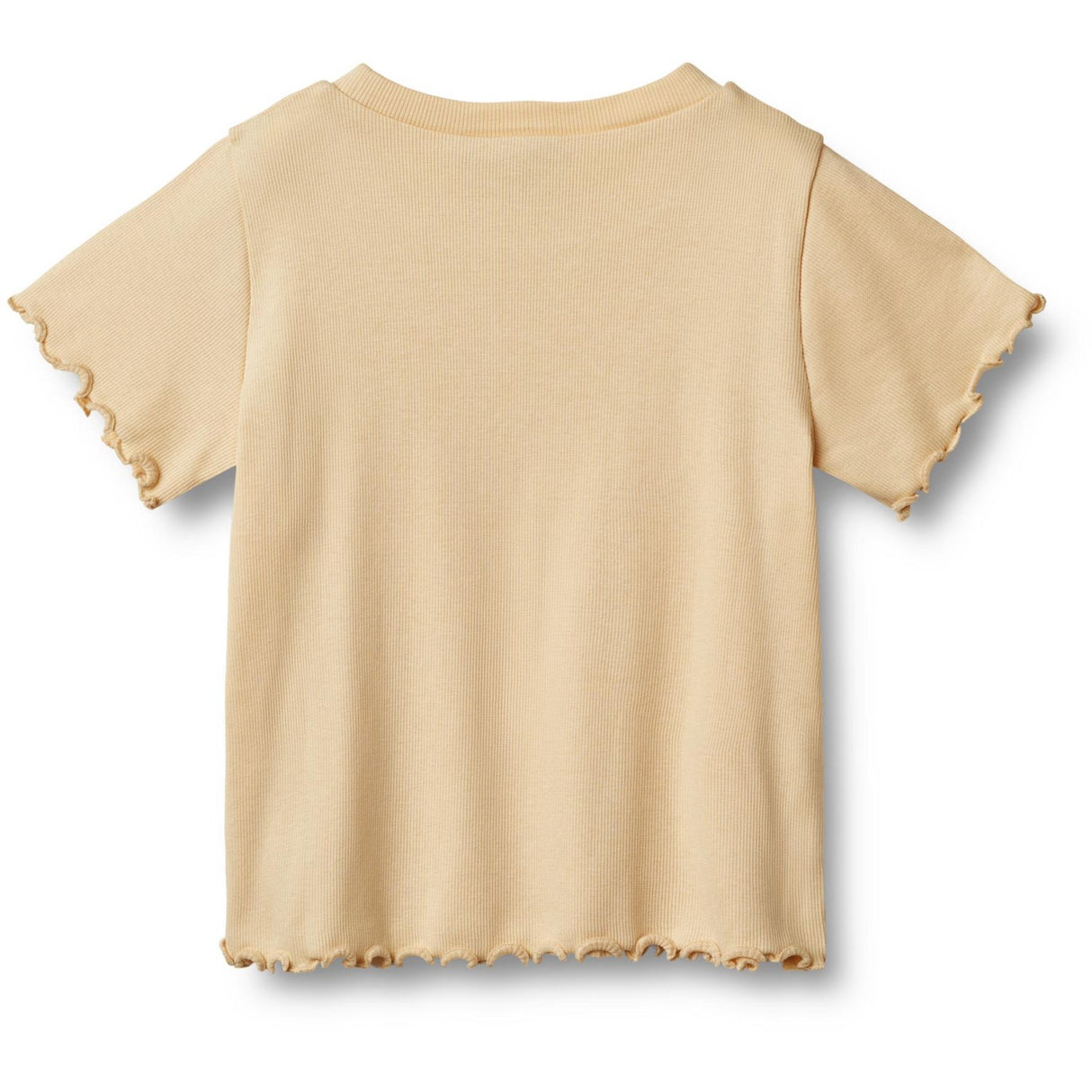 Wheat Macadamia Rib T-Skjorte S/S Irene