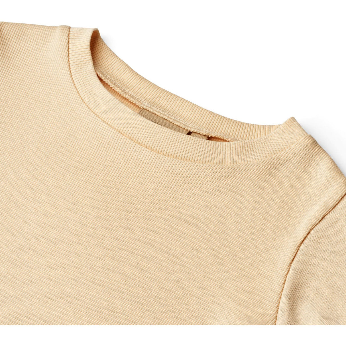 Wheat Macadamia Rib T-Skjorte S/S Irene