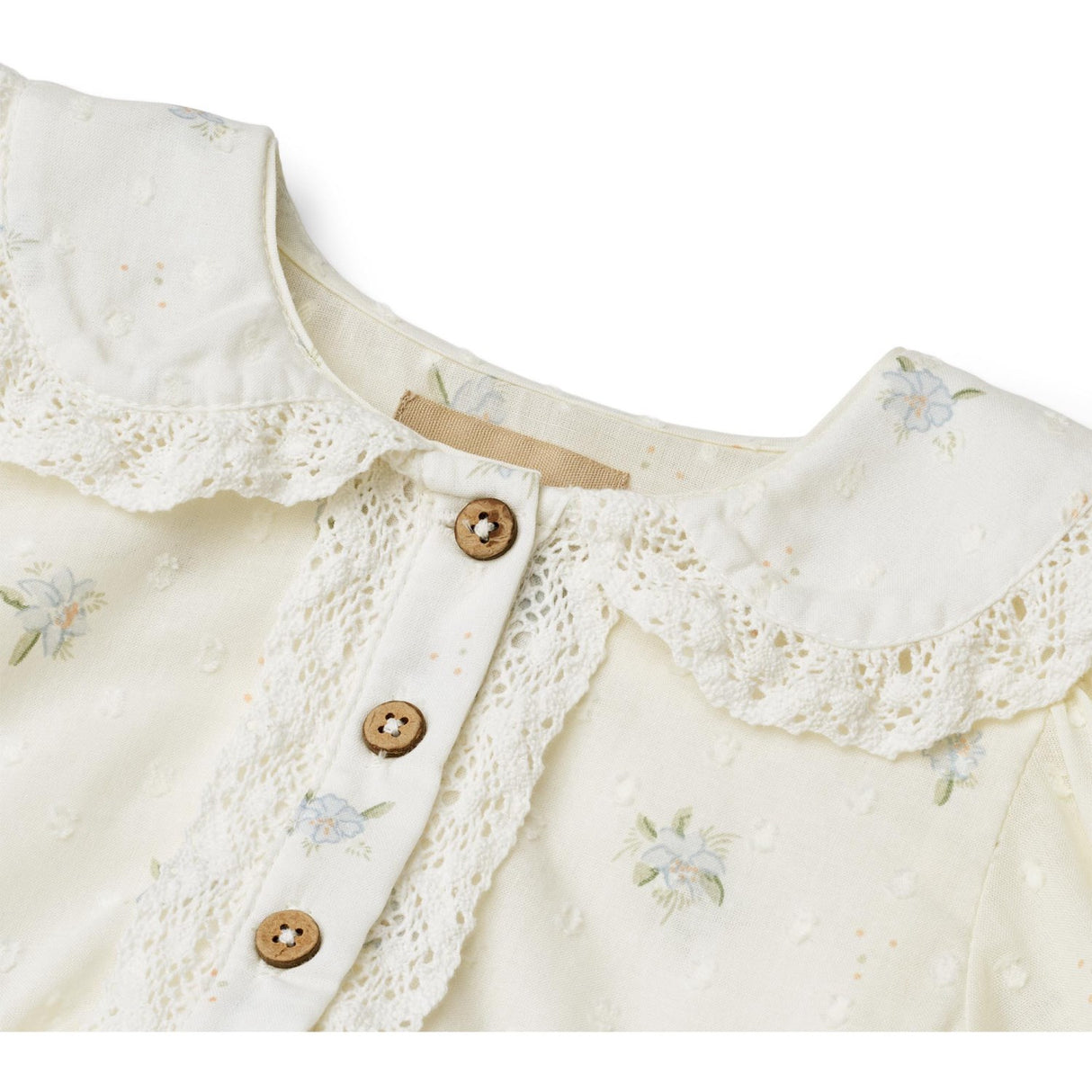 Wheat Blue Flowers Kjole S/S Adele