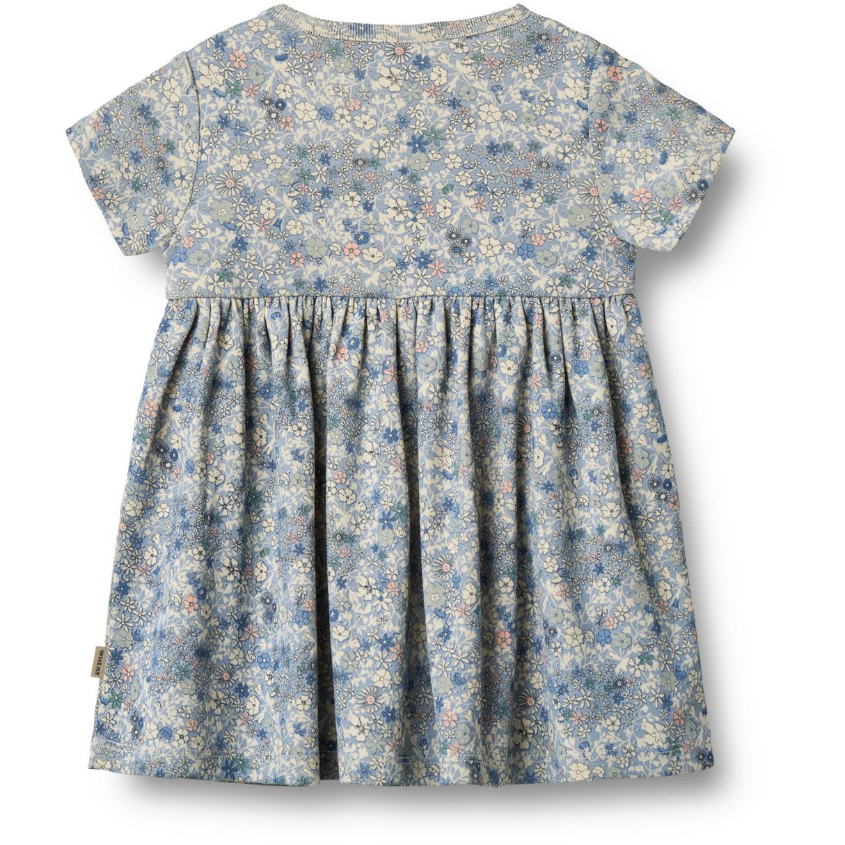 Wheat Blue Summer Flowers Jersey Kjole S/S Nova