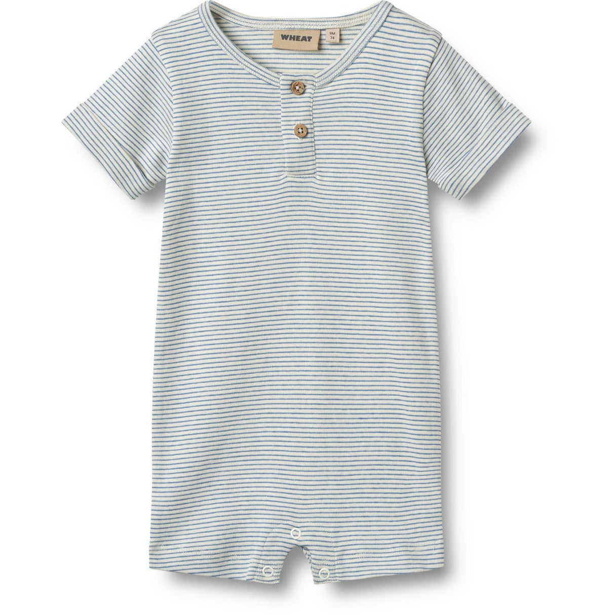 Wheat Blue Stripe Buksedrakt S/S Alfred