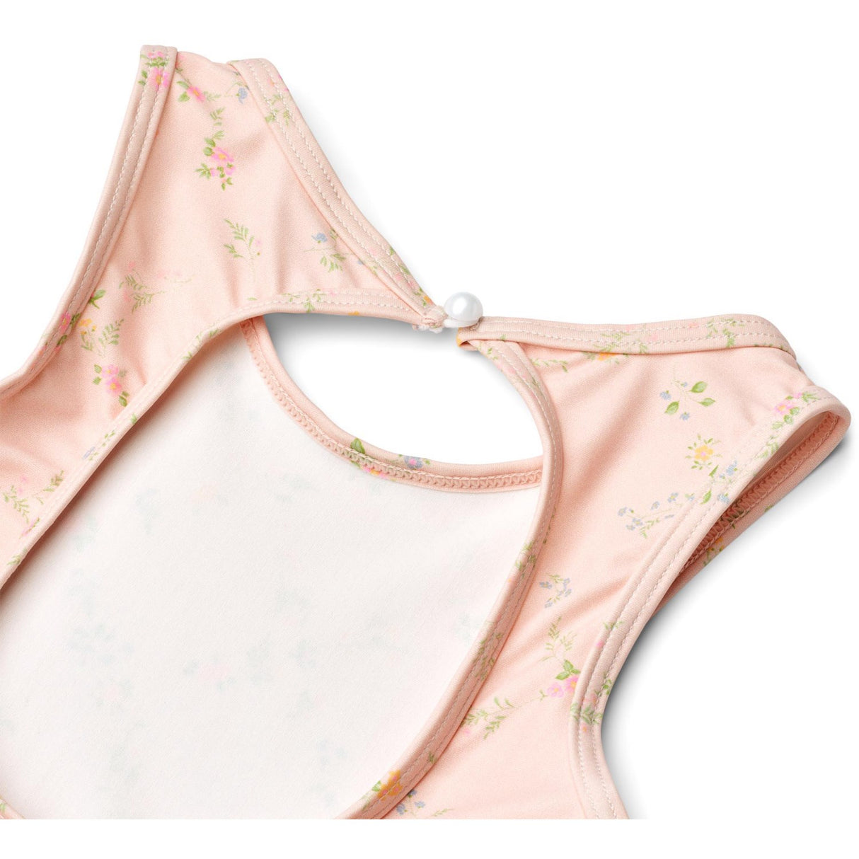 Wheat Powder Checked Flowers Badedrakt Erna