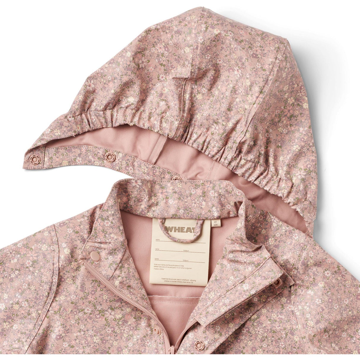 Wheat Powder Flower Meadow Regntøy Ollo Jakke