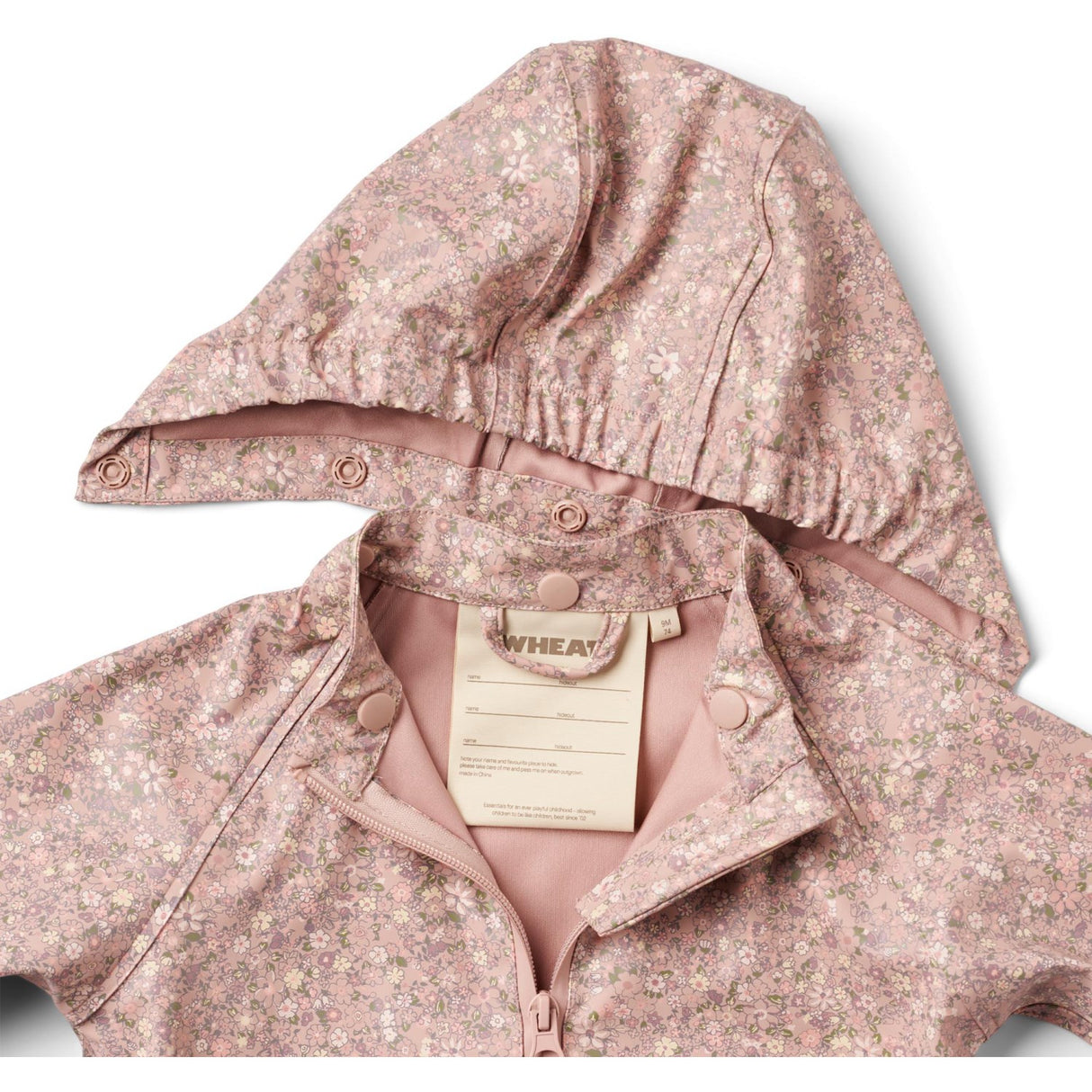 Wheat Powder Flower Meadow Regntøy Chardy Jakke