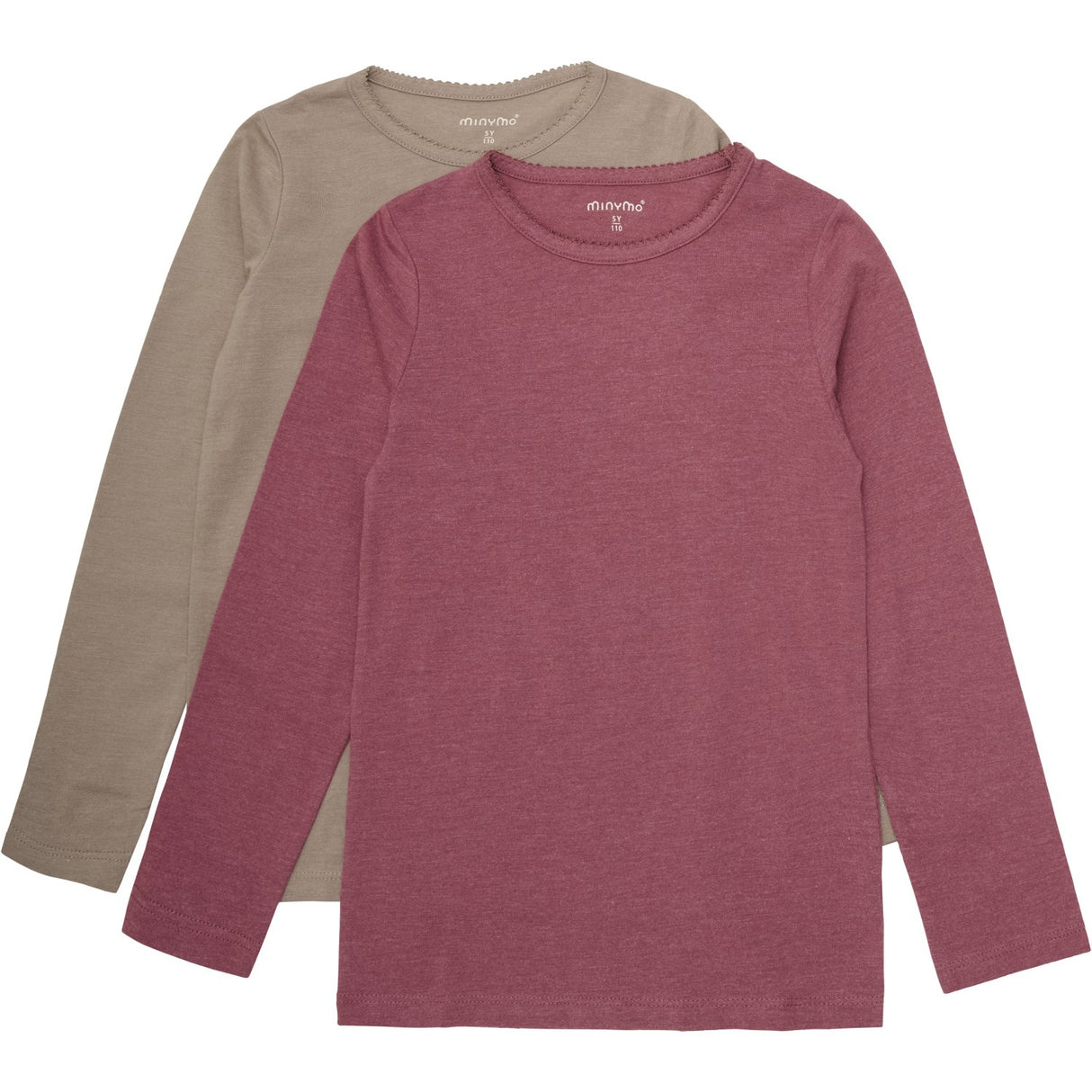 Minymo Apple Butter Basic 35 Bluse 2-pakning