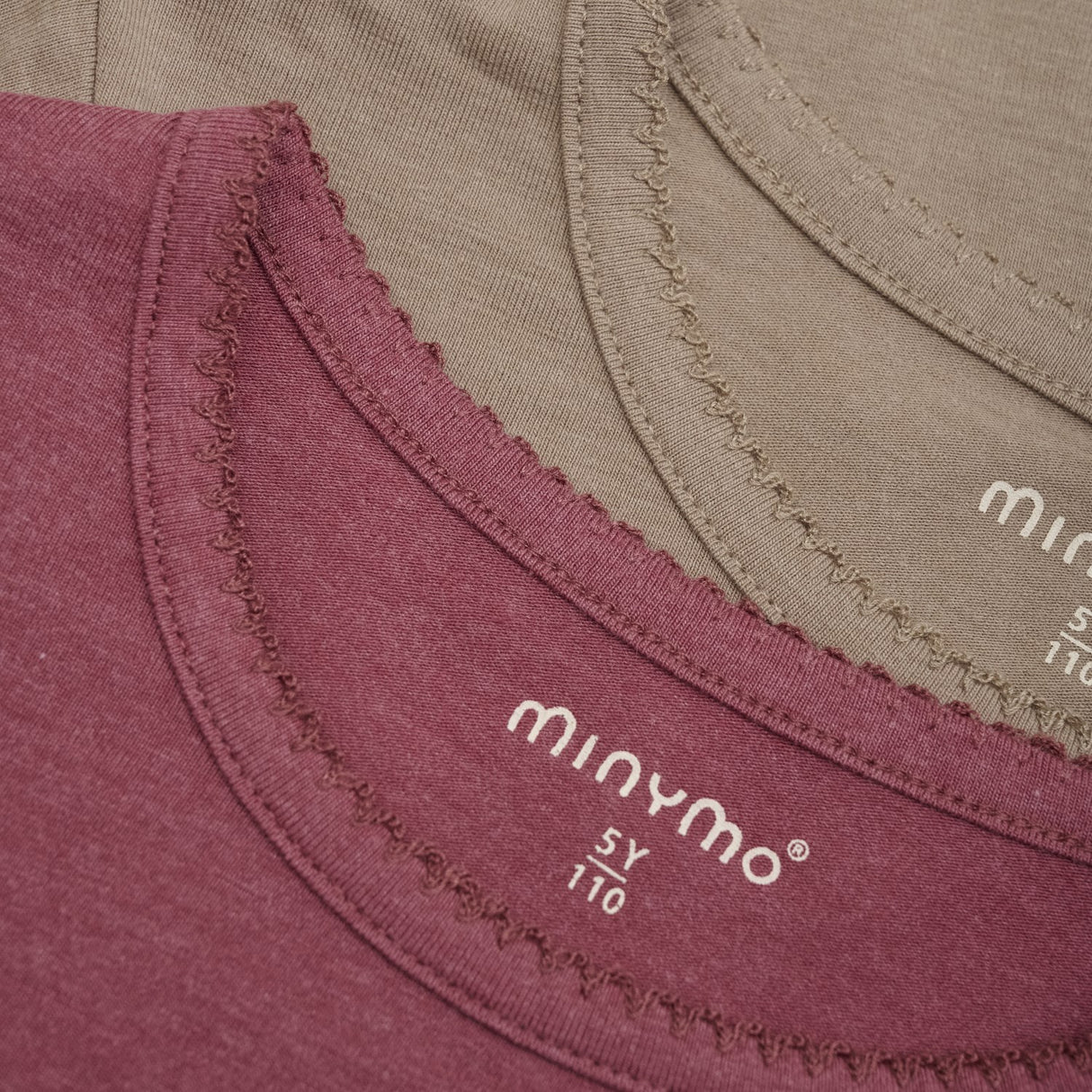 Minymo Apple Butter Basic 35 Bluse 2-pakning