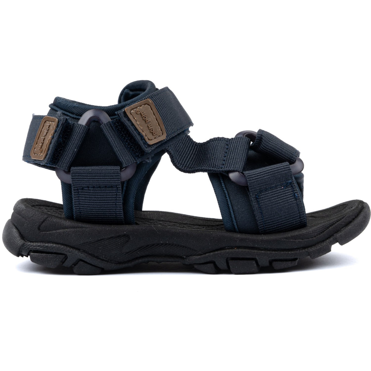 Pom Pom Navy Trecking Sandal Borrelås