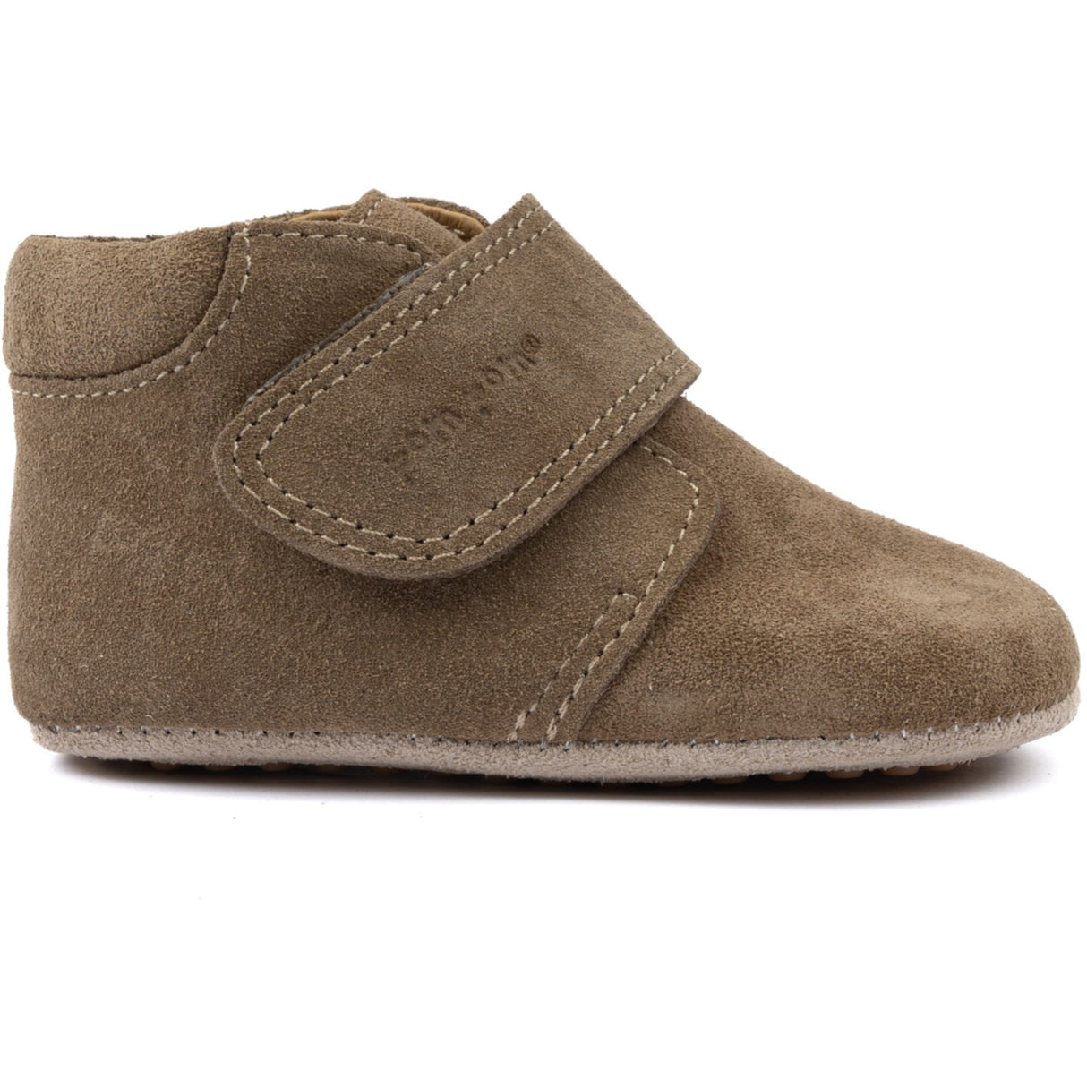 Pom Pom Khaki Suede Beginners™ Sko Borrelås Season