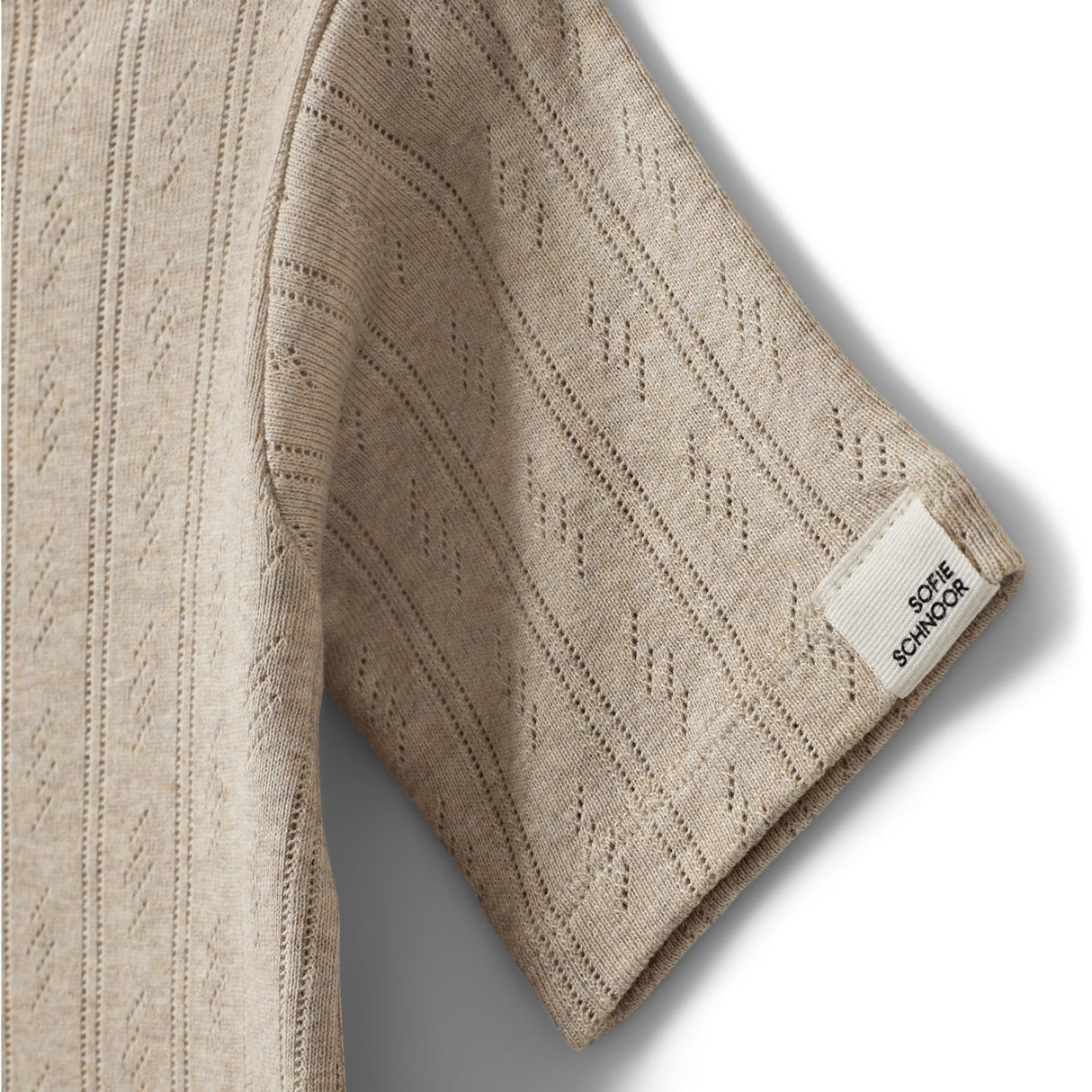 Sofie Schnoor Beige Pipersk T-Skjorte