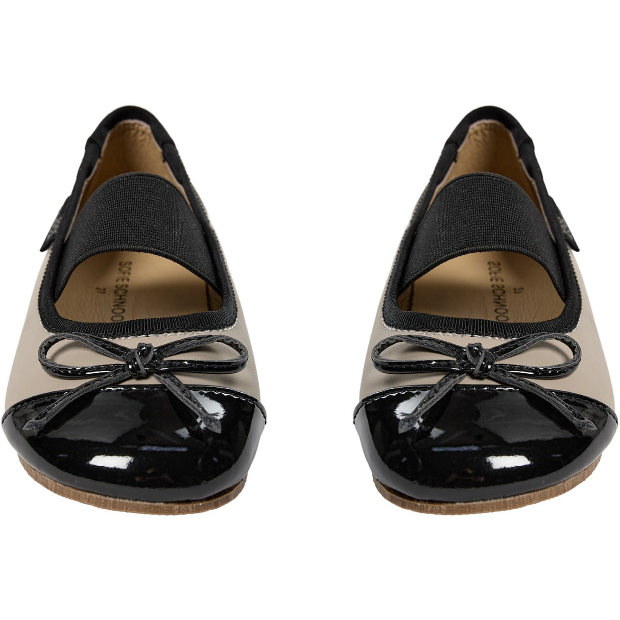 Sofie Schnoor Dark Sand Neliask Ballerinasko