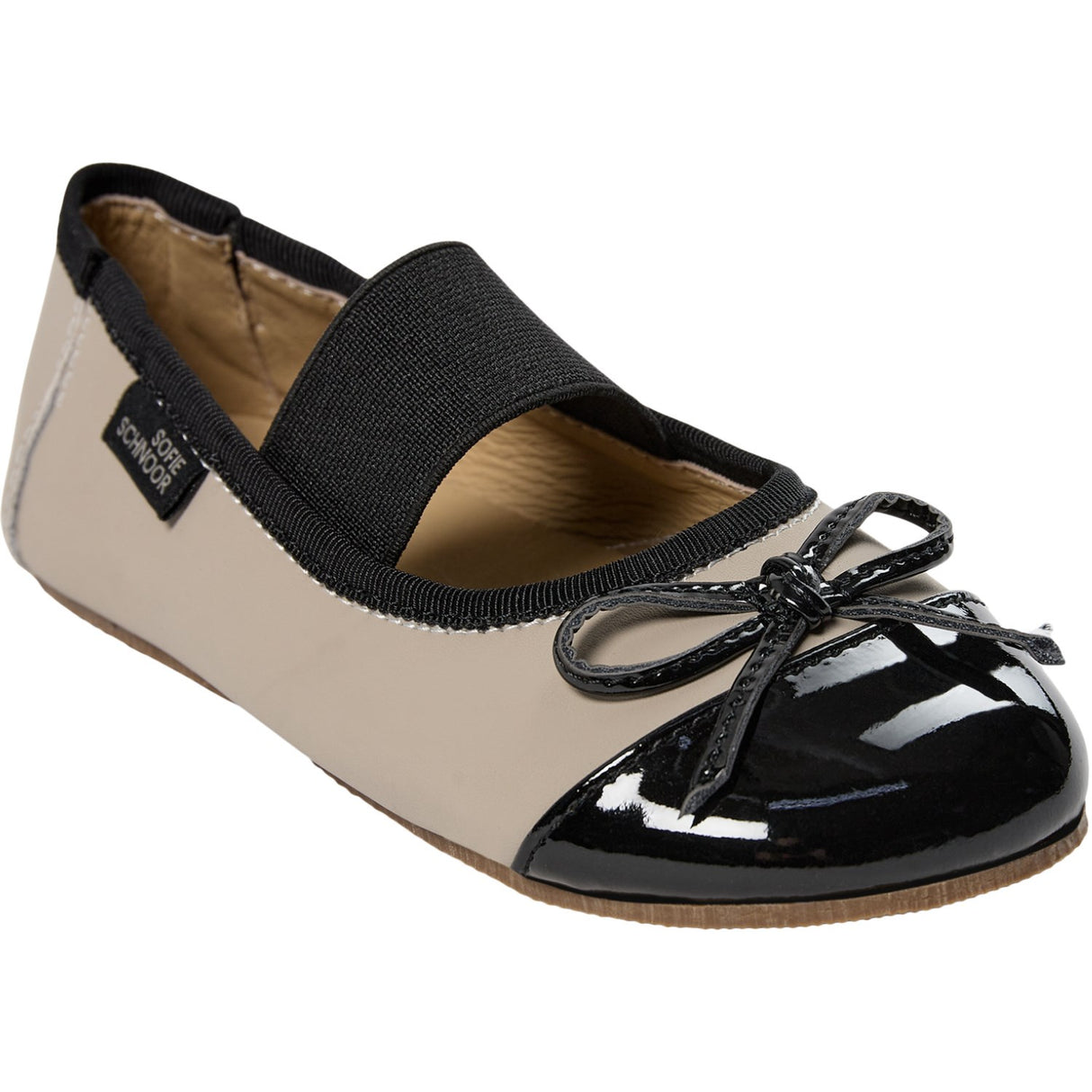 Sofie Schnoor Dark Sand Neliask Ballerinasko