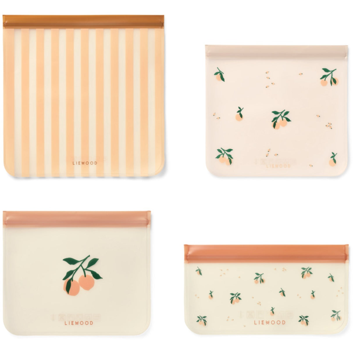 LIEWOOD Peach / Sea Shell Clive Travelbag 4-Pakke