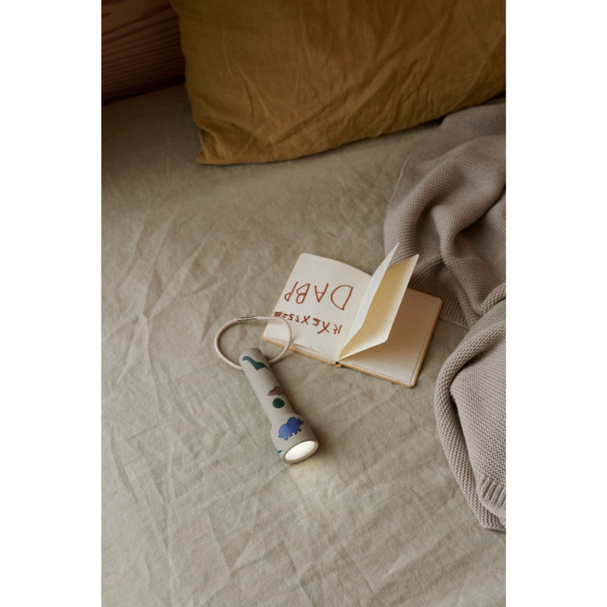 LIEWOOD Dinosaurs / Mist Gry Printed Lommelykt