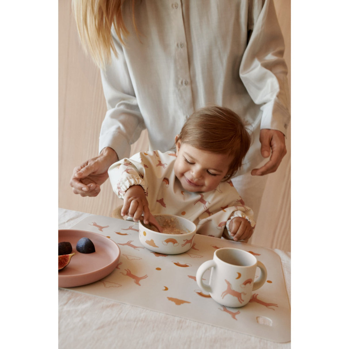 LIEWOOD Dream / Ecru Merle Printed Cape Smekke