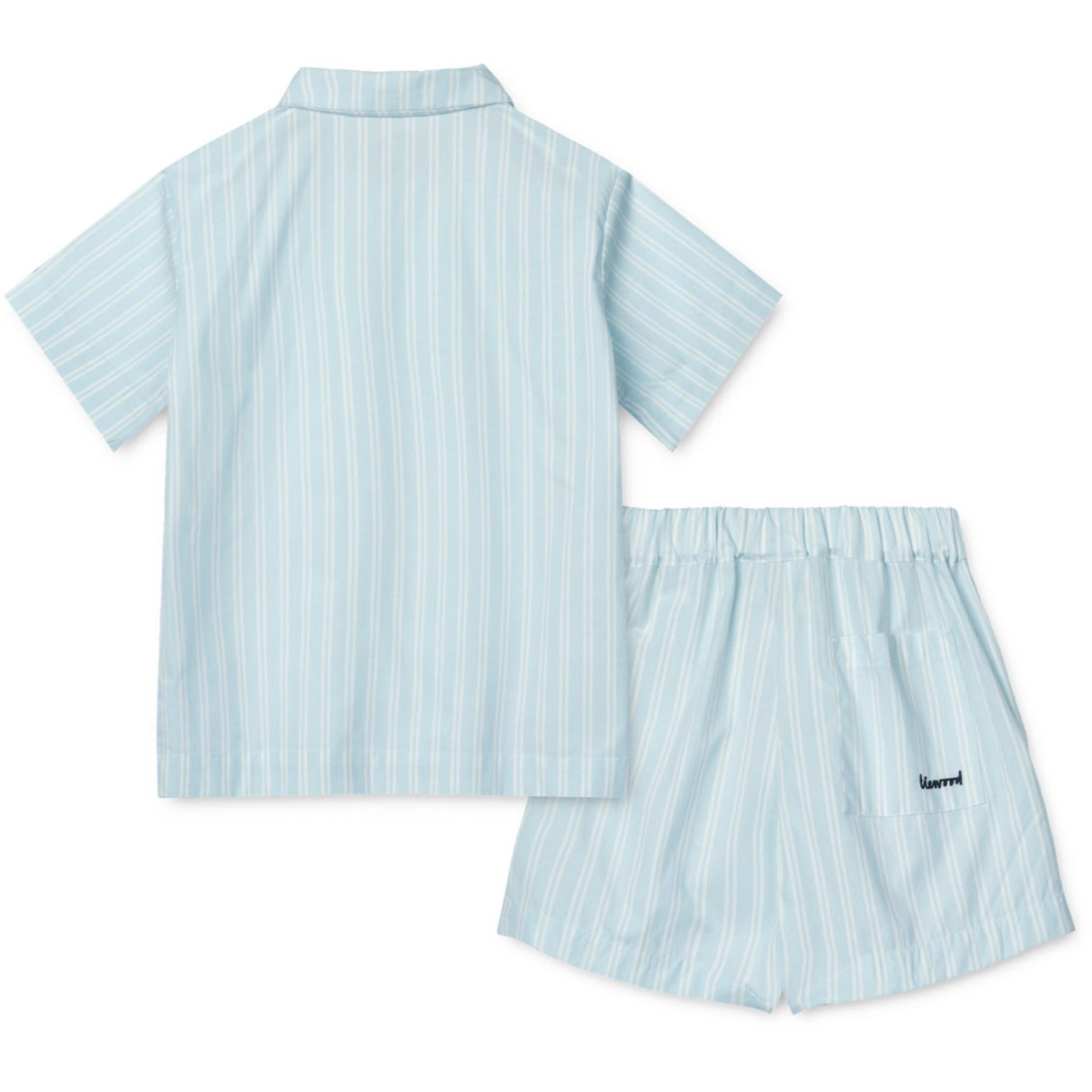 LIEWOOD Y/D Stripe Pure Sky / Creme De La Creme Leona Stripe Sett