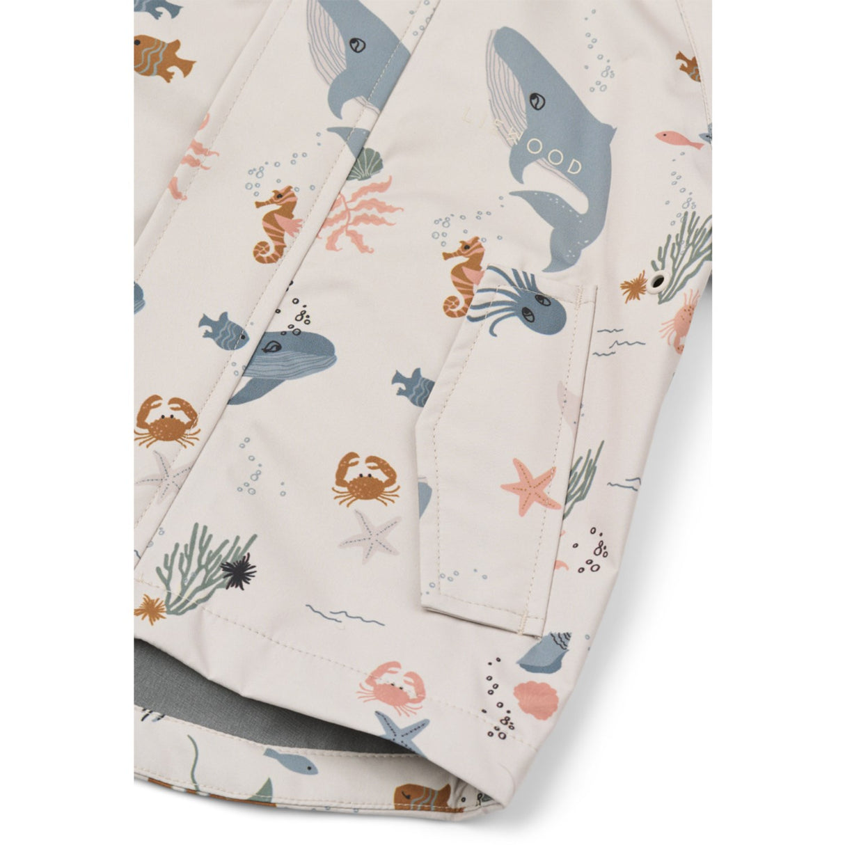 LIEWOOD Sea Creature / Sandy Manu Regntøy Sett