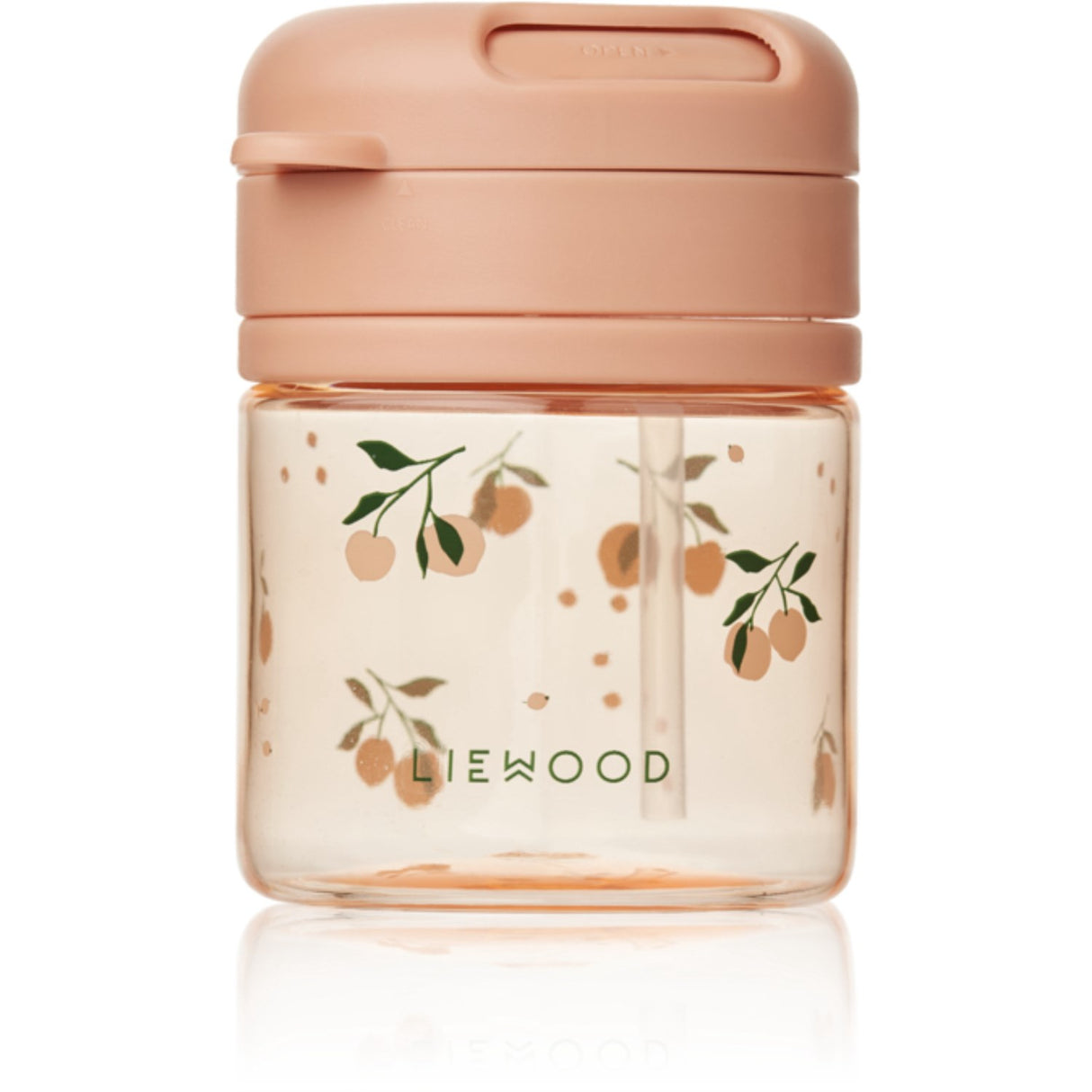 LIEWOOD Peach / Sea Shell Pavia Tritan Straw Kopp 280ml