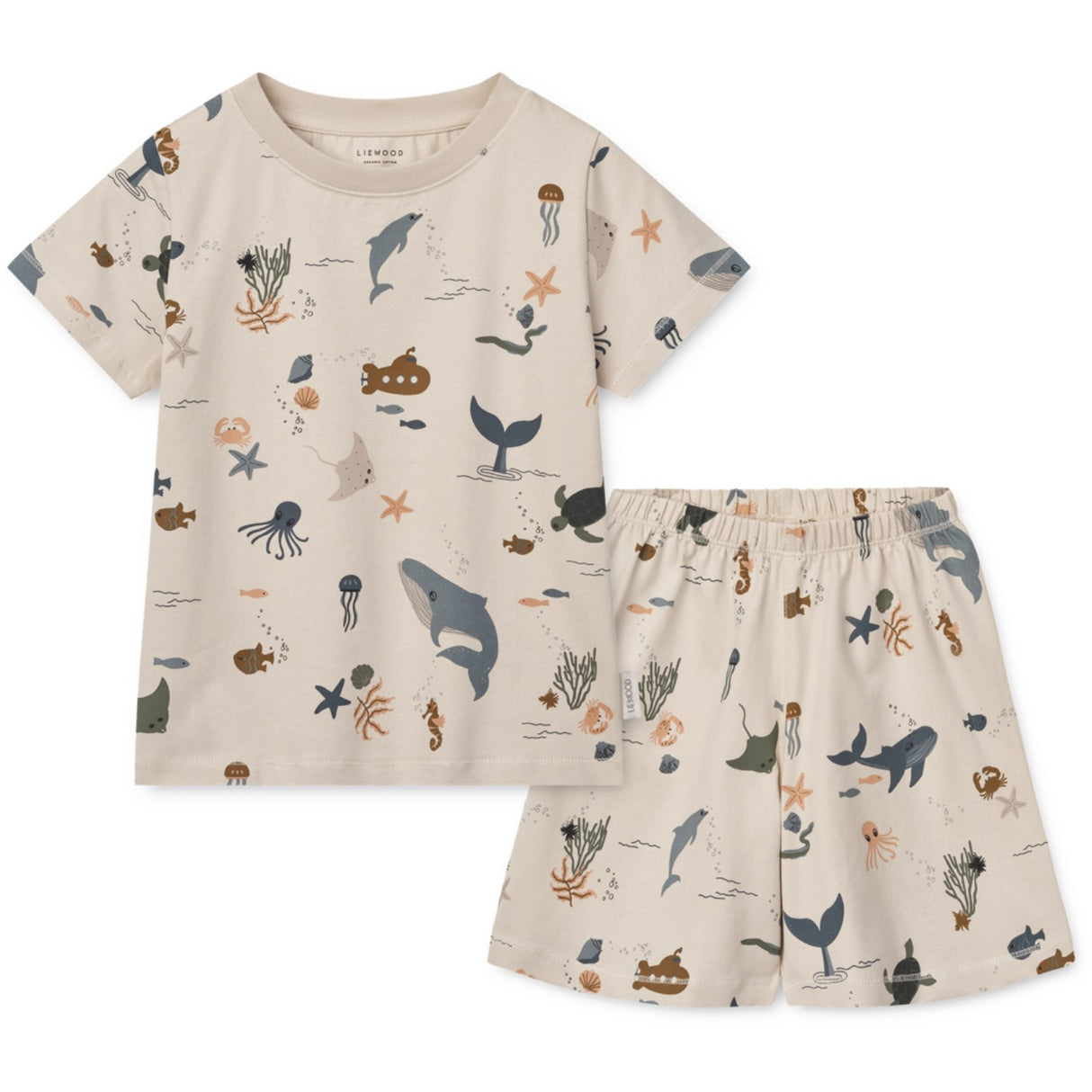 LIEWOOD Sea Creature / Sandy Ilford Printed Sett