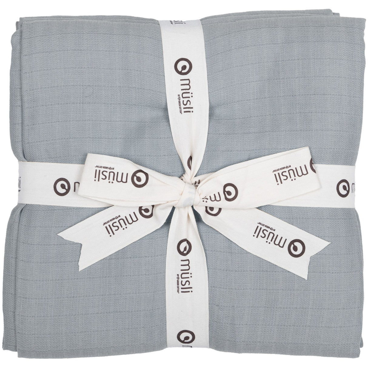 Müsli Jasmin Blue Muslin Omslags 2-Pakning