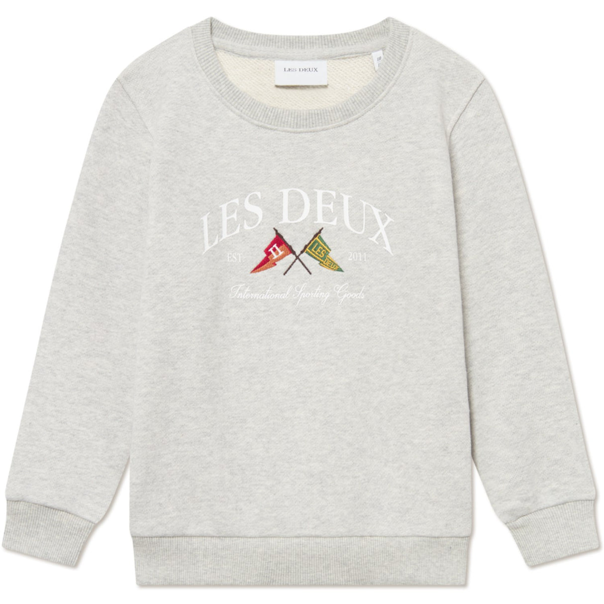 Les Deux Kids Snow Melange Ivy League Collegegenser