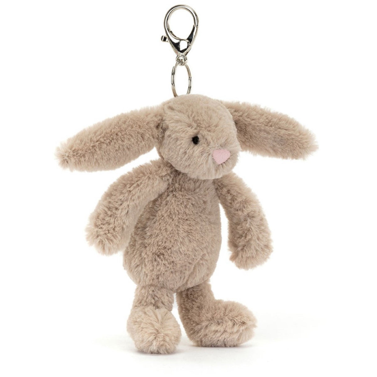 Jellycat Bashful Kanin Beige Anheng til Veske
