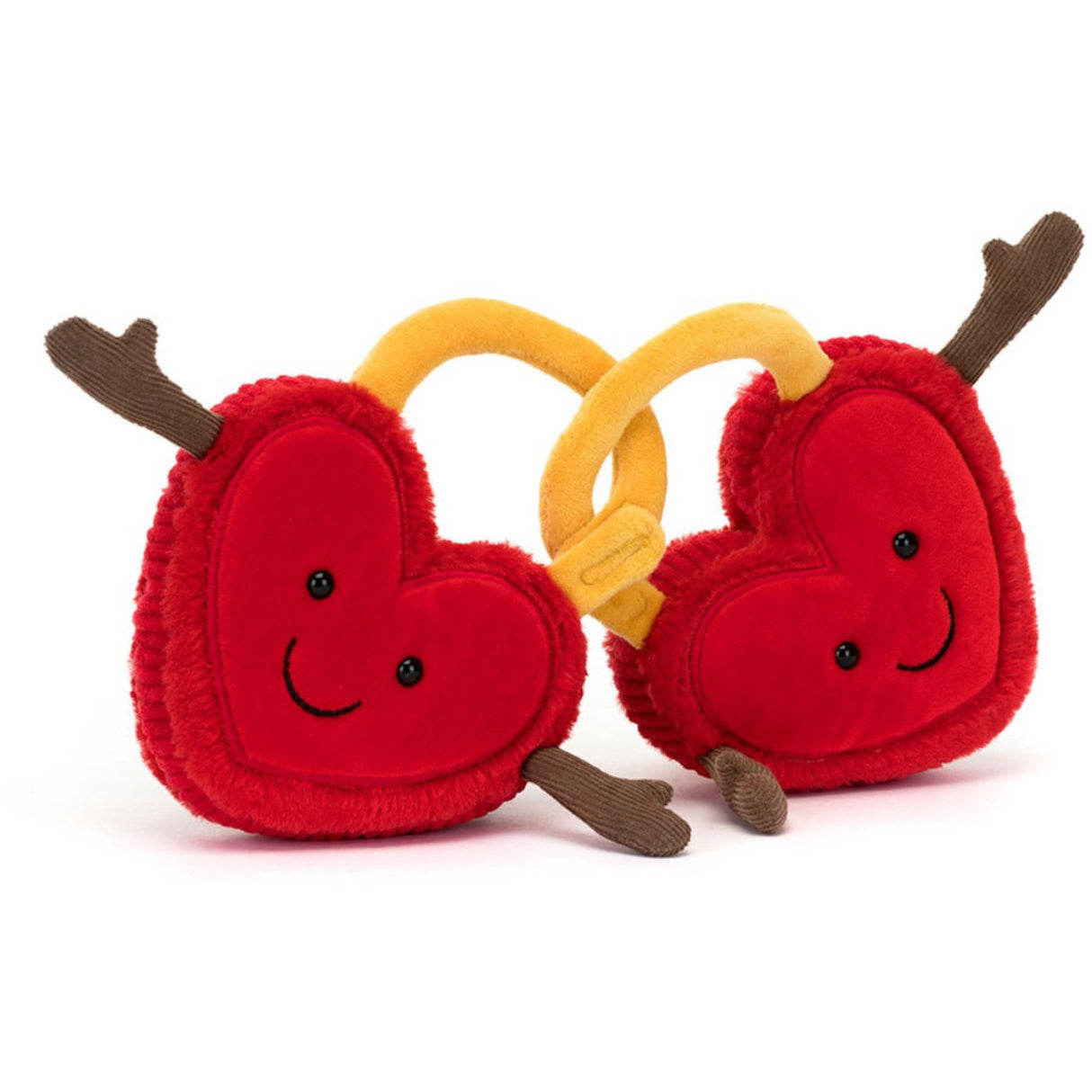 Jellycat Fun Love Amuseables Val & Tina Love hengelåser 22 cm