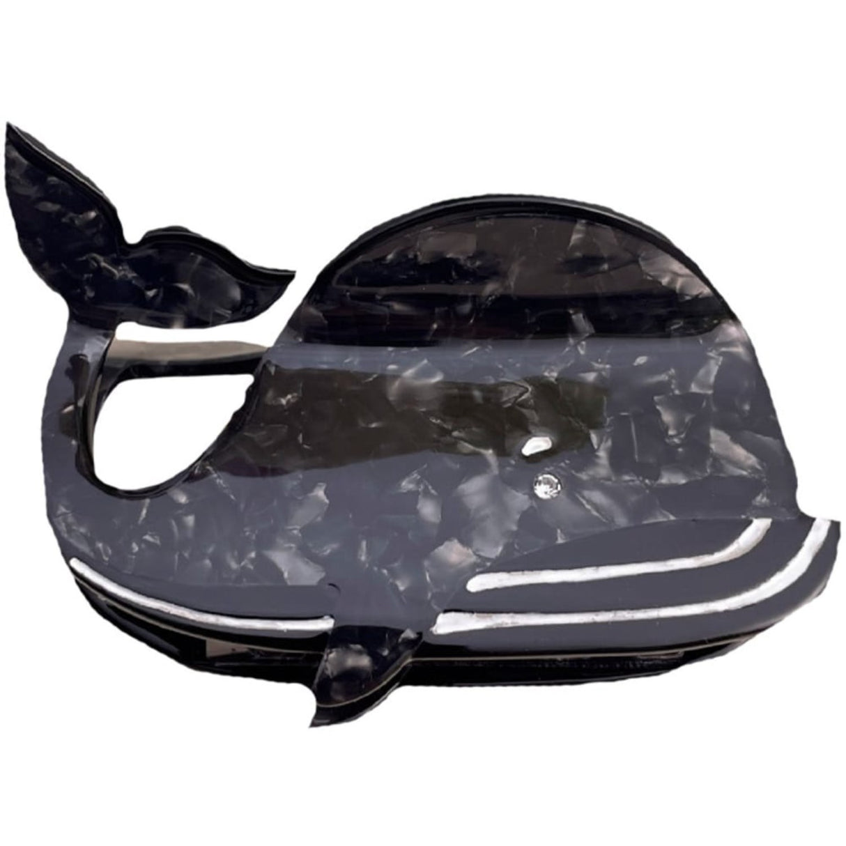 Bow's by Stær Whale Hårspenne - Svart
