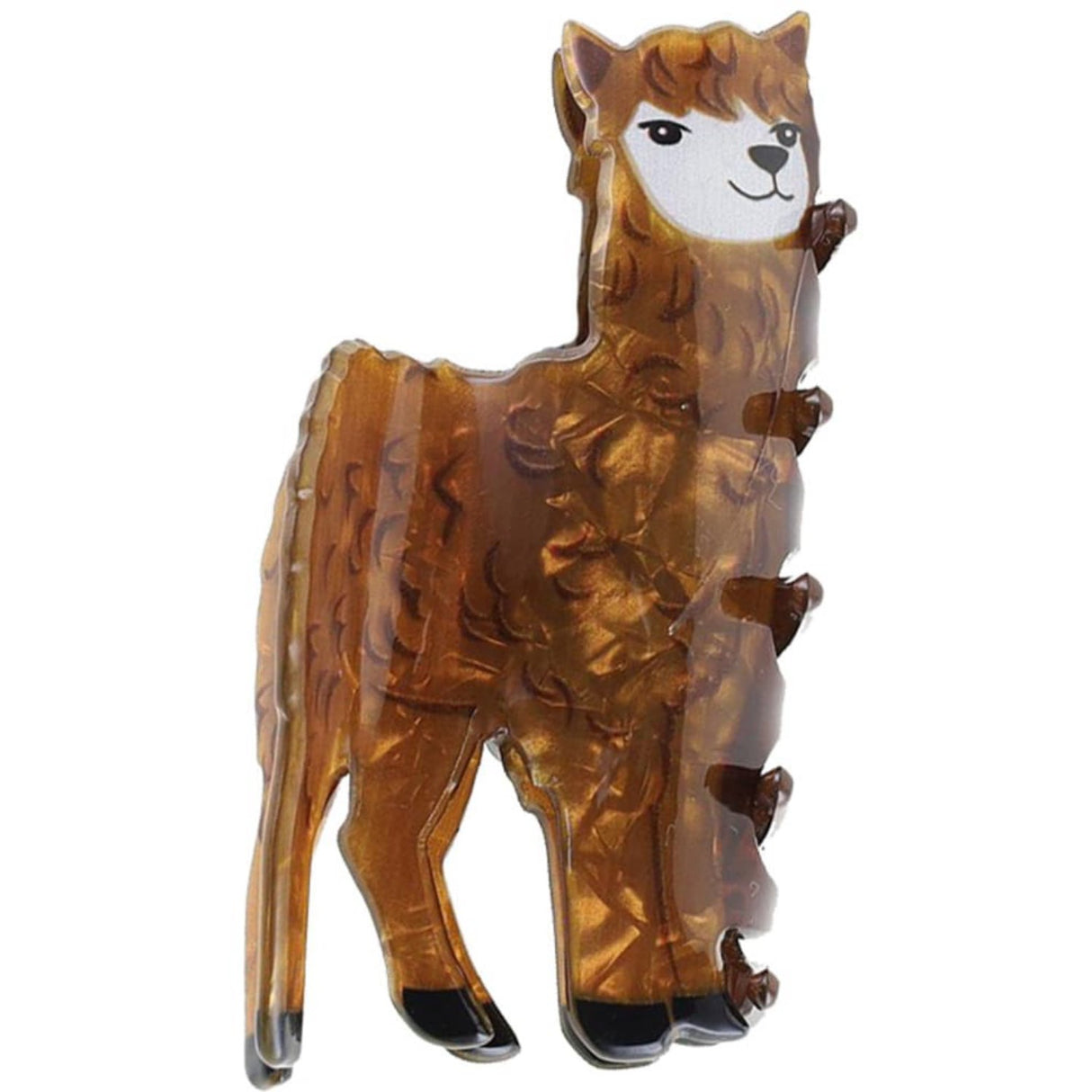 Bow's by Stær Alpakka Hårspenne - Brun