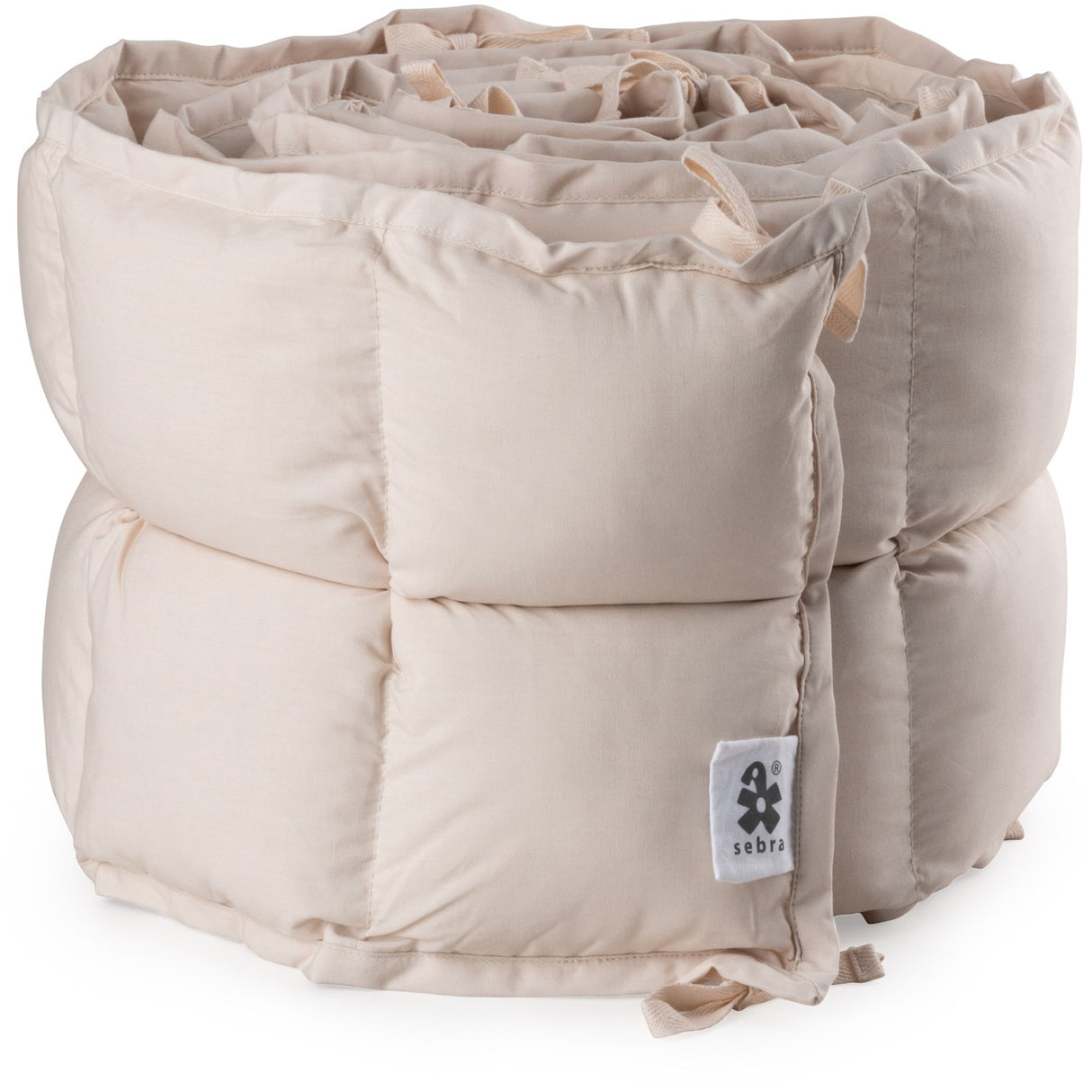 Sebra Birchbark Rose Stripe Sengerand Kapok