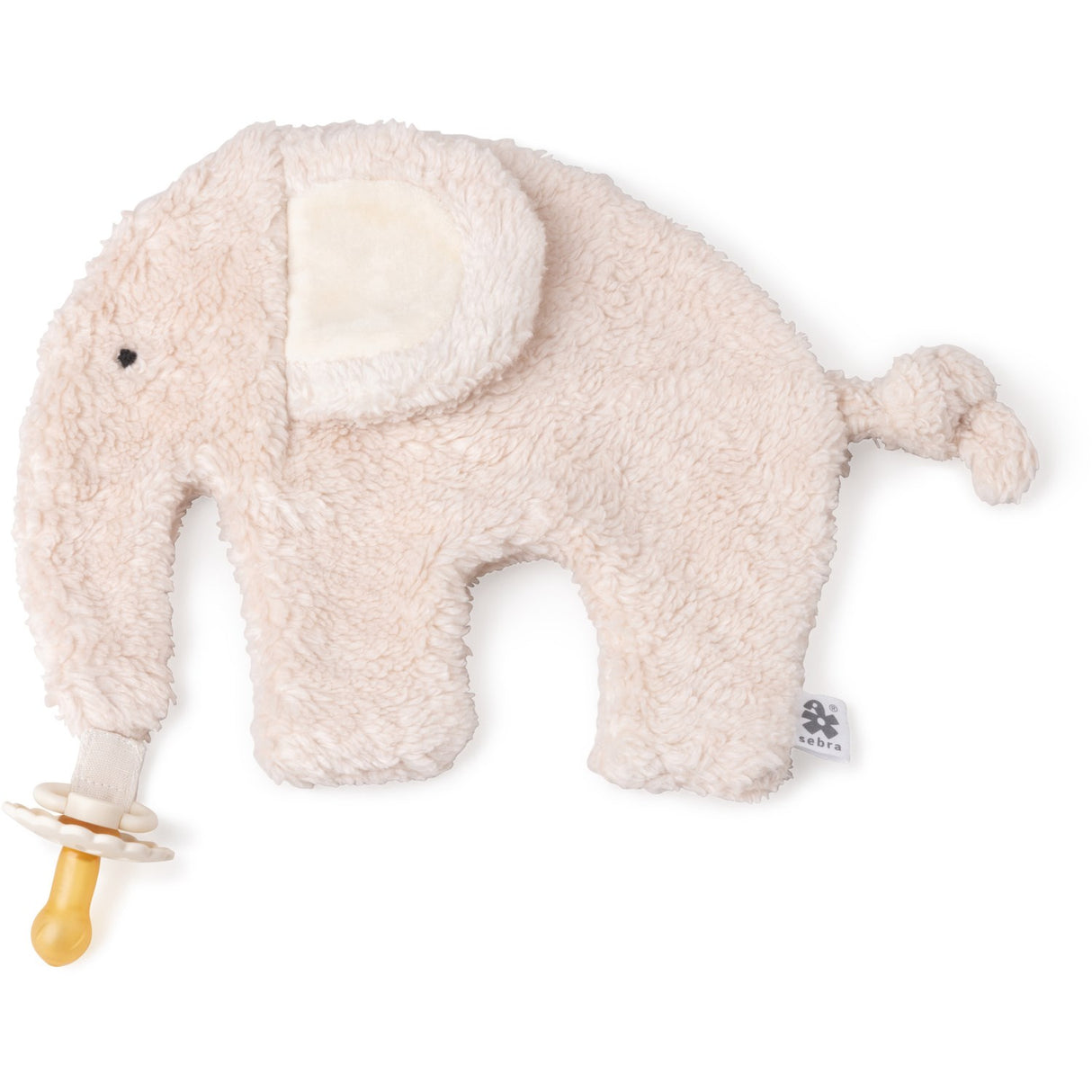 Sebra Birchbark Rose Koseklut med Smokkholder Fanto