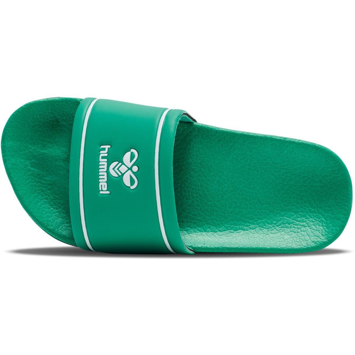 Hummel Green/White Pool Slide Jr