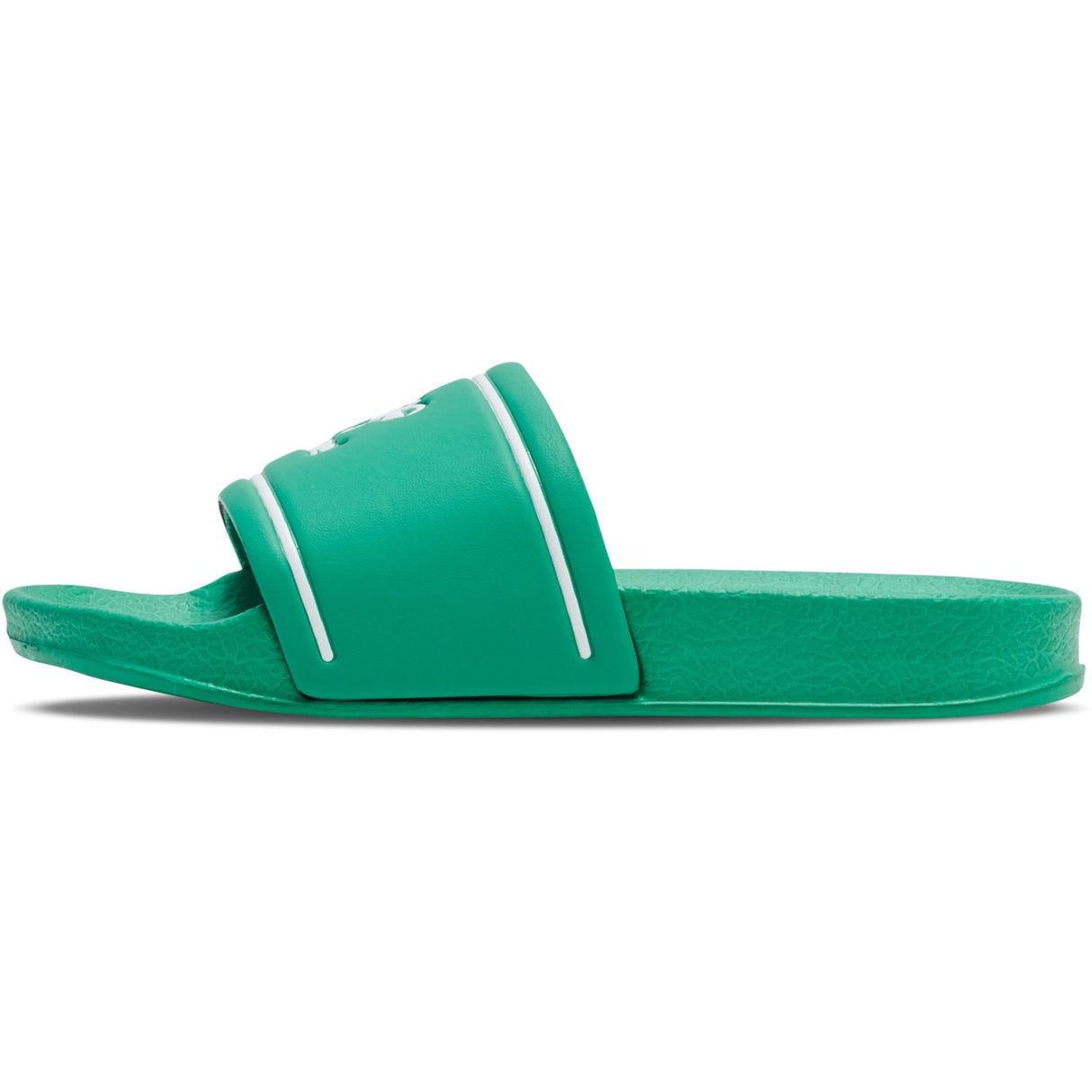 Hummel Green/White Pool Slide Jr