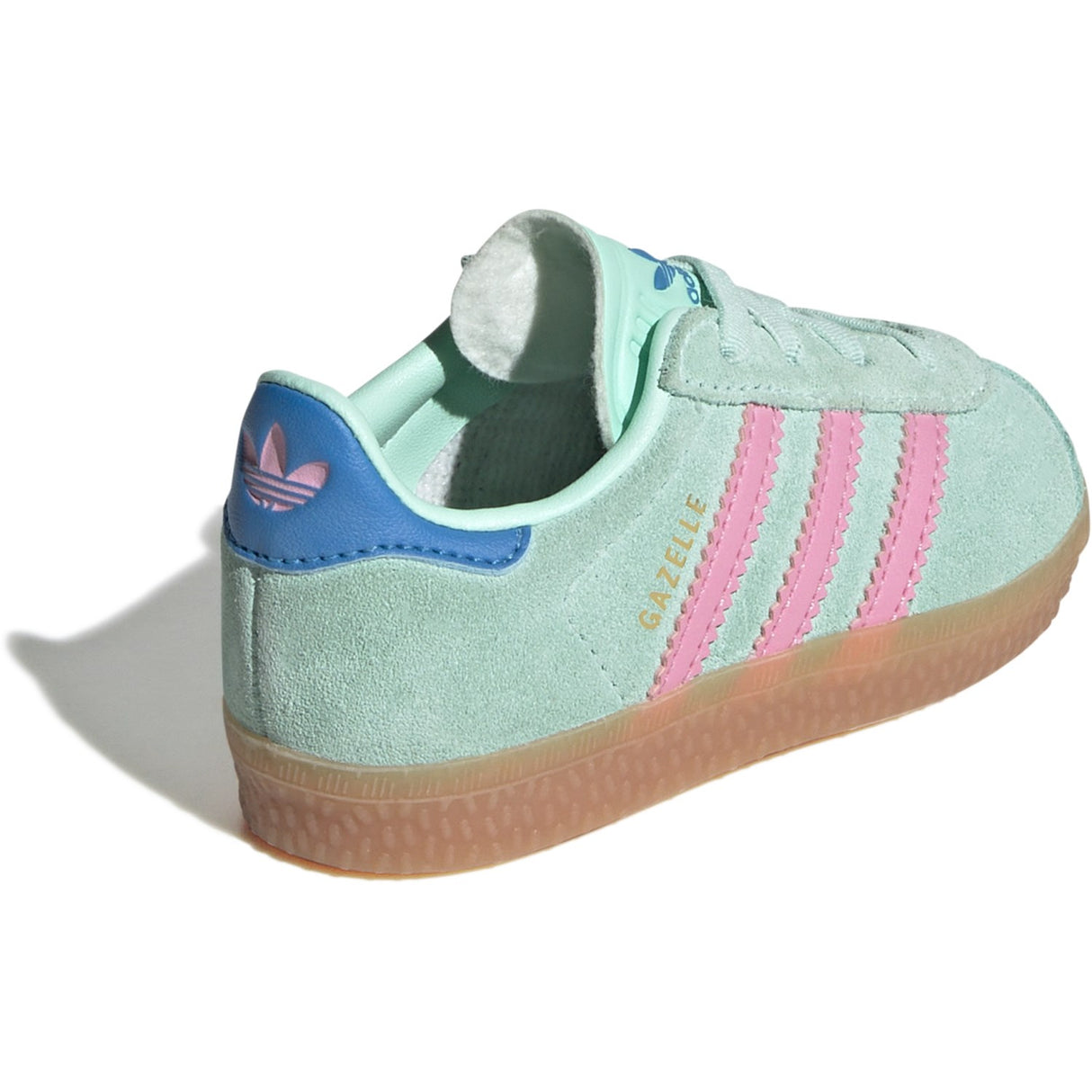 adidas Originals Clear Mint/Bliss Pink/Bright Blue Gazelle Cf El I Sneakers
