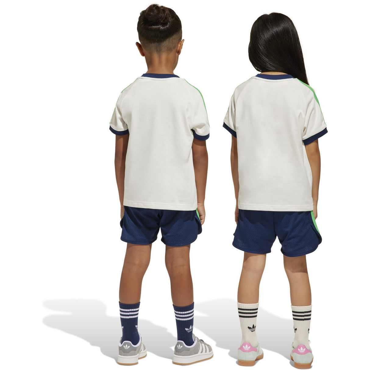 adidas Originals Cloud White/Night Indigo Short Tee Sett