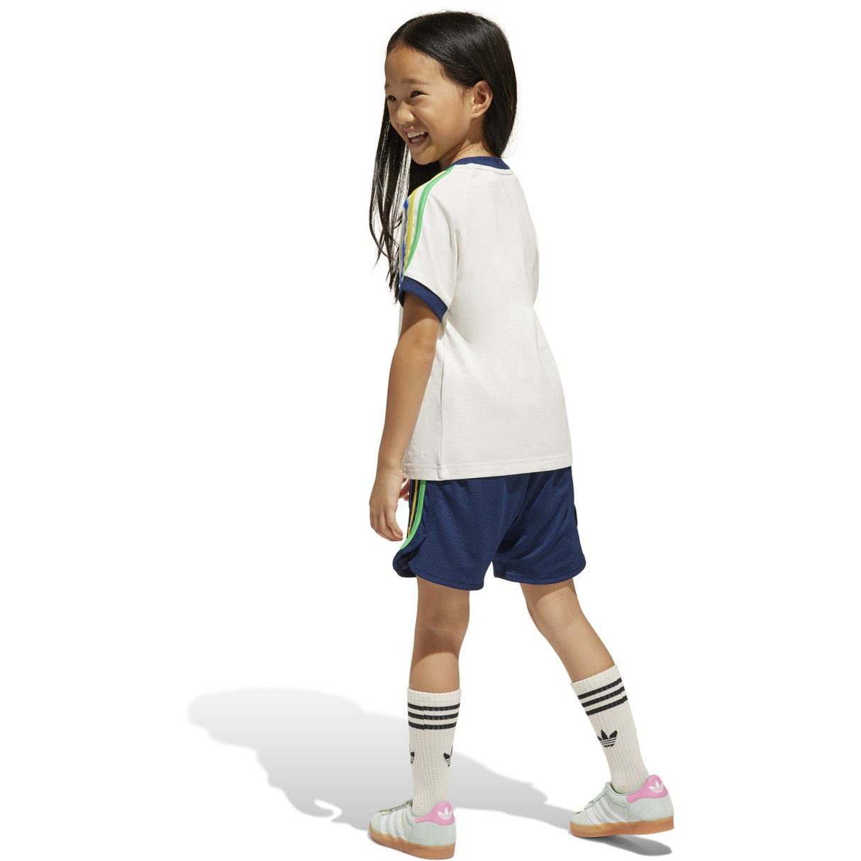 adidas Originals Cloud White/Night Indigo Short Tee Sett