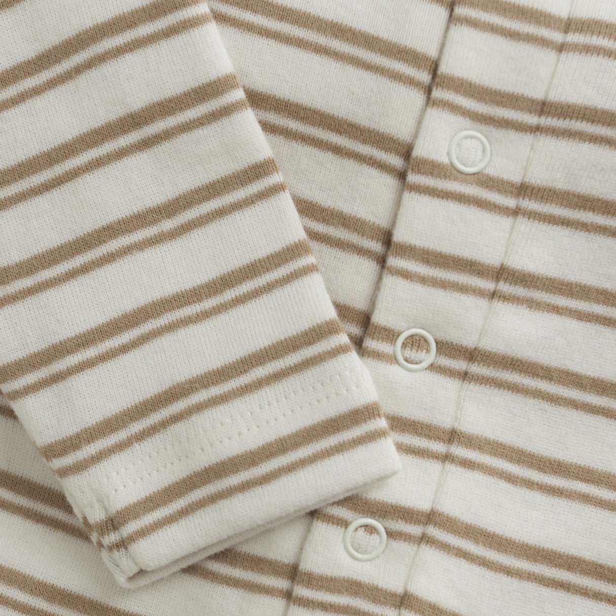 FIXONI Macaroon Romper LS W. Feet Rib