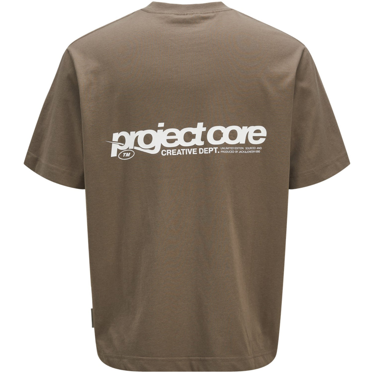 Jack & Jones Junior Chocolate Chip Union Back Print T-Shirt Crew Neck