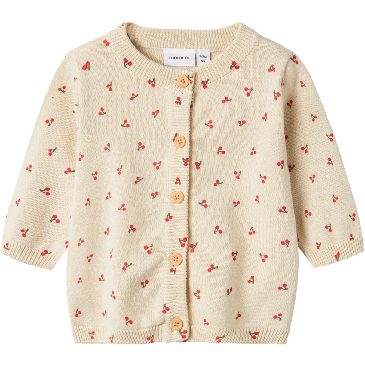 Name It Summer Sand Bicher Strikk Cardigan