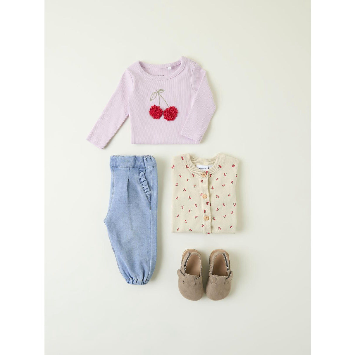 Name It Summer Sand Bicher Strikk Cardigan