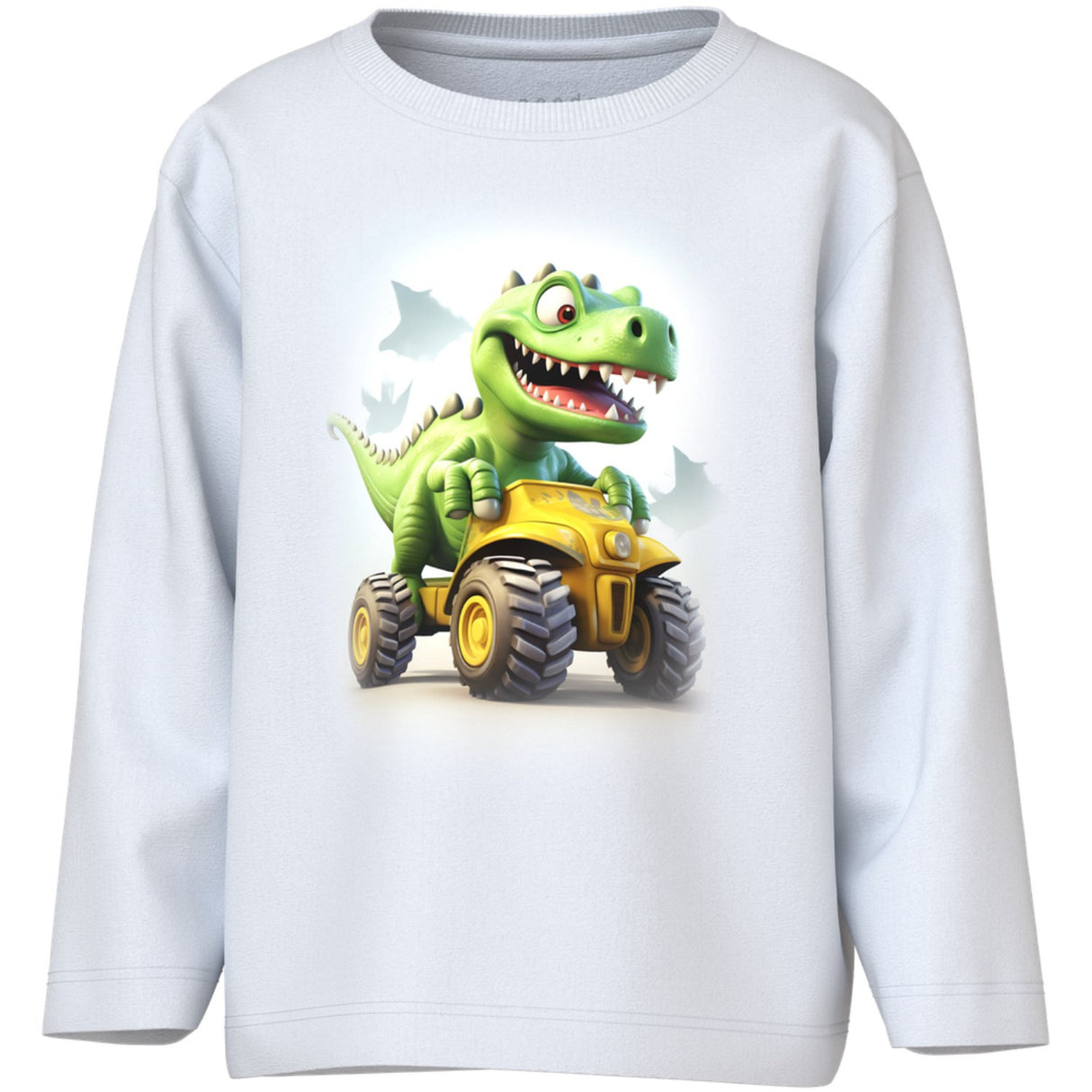 Name It Bright White Race Dino Voto Regular Bluse