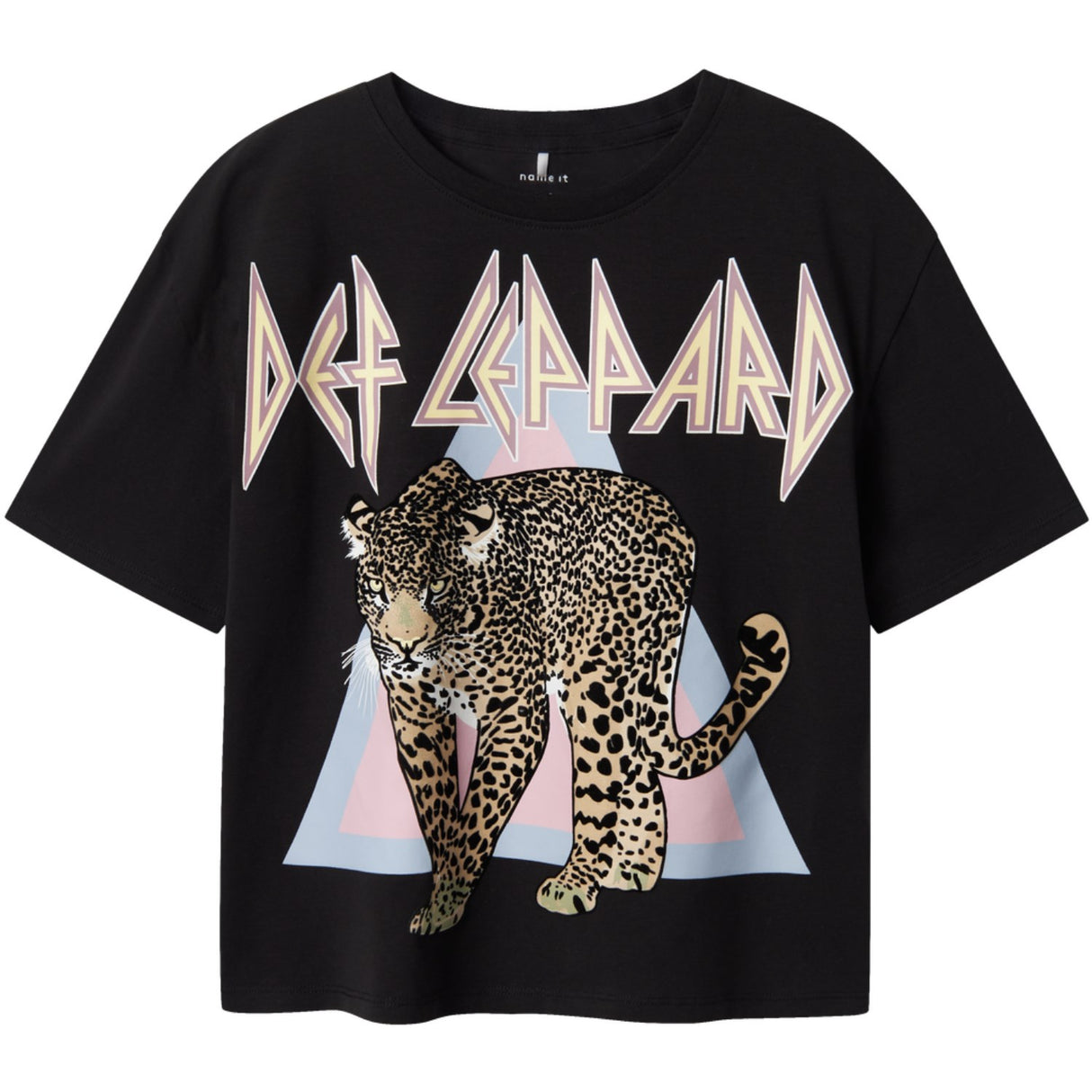 Name It Black Jikki Def Leppard T-Shirt