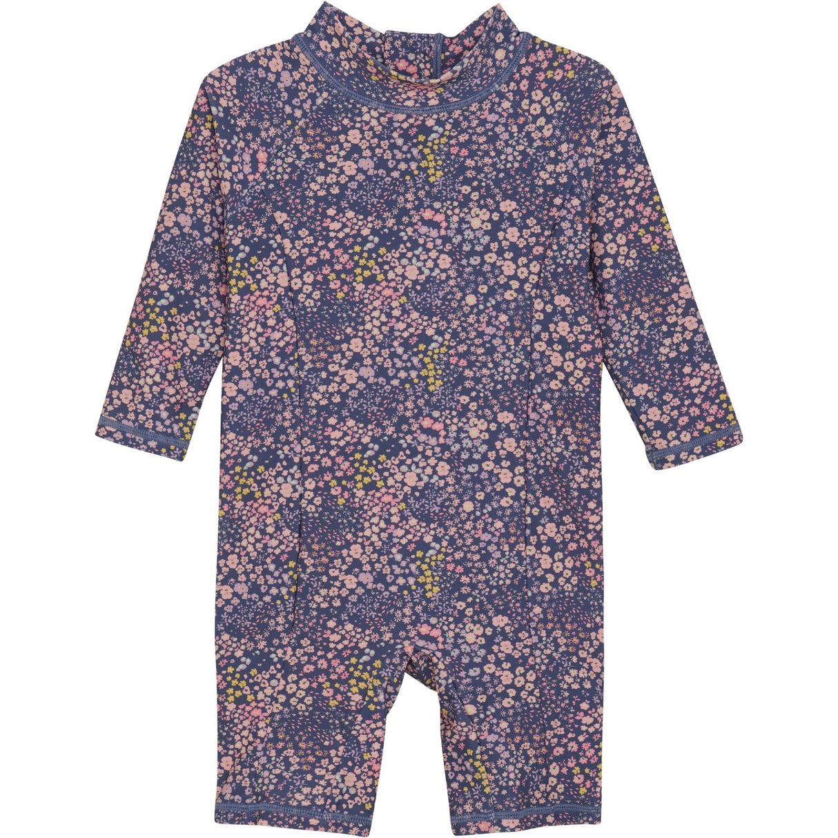 Color Kids Vintage Indigo Baby Kjole L/S, AOP