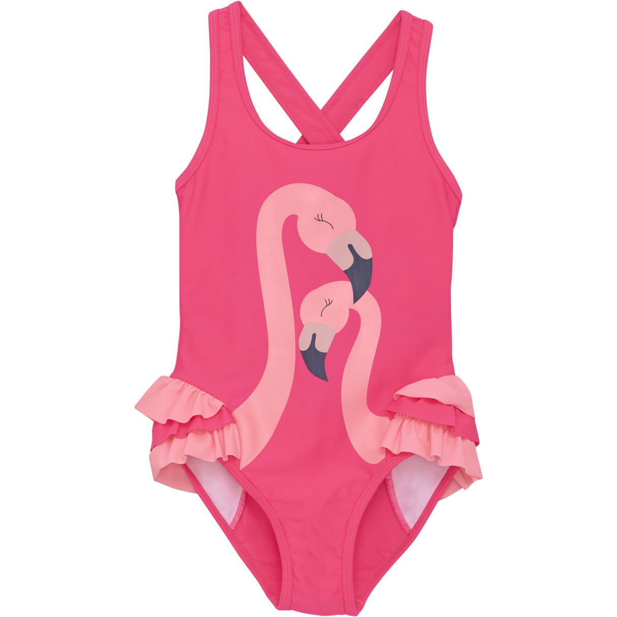 Color Kids Knockout Pink Badedrakt m. Flamingo