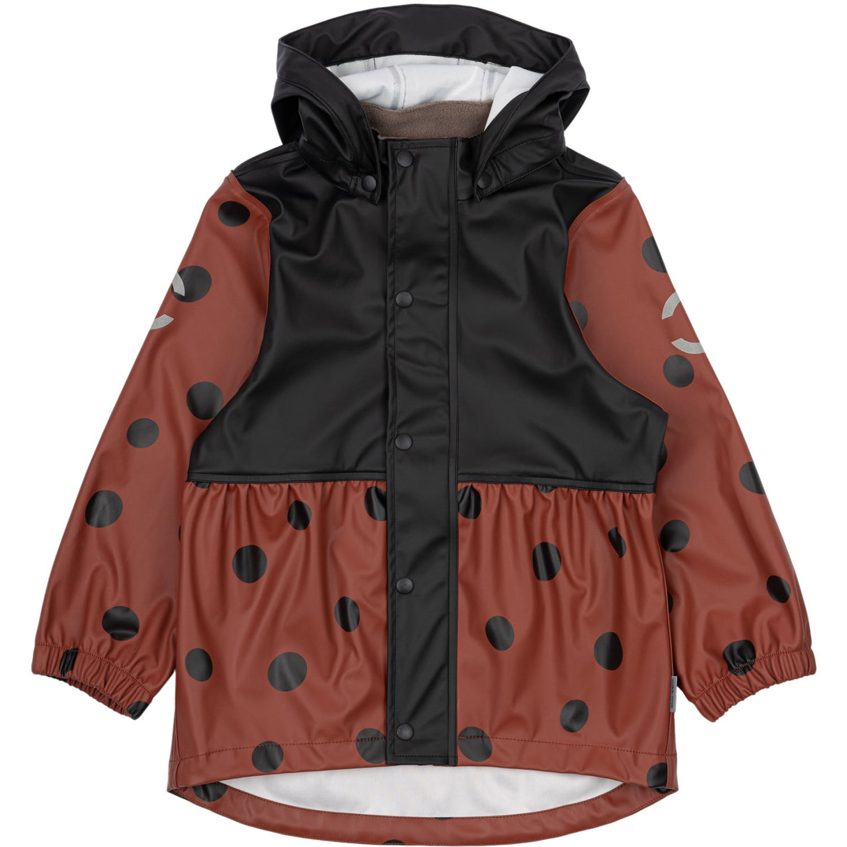 Mikk-Line Henna Ladybug Suspenders Rain Sett