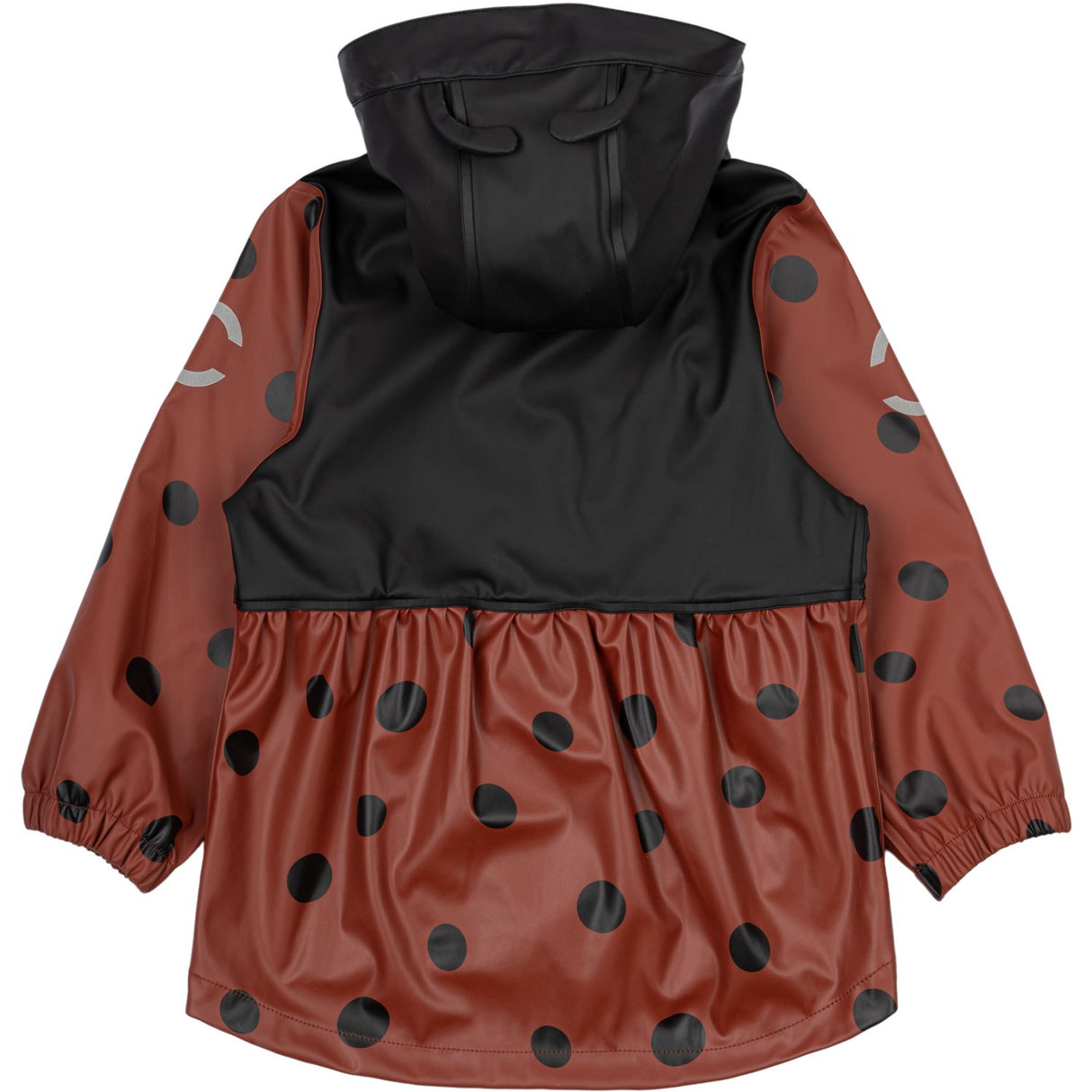 Mikk-Line Henna Ladybug Suspenders Rain Sett